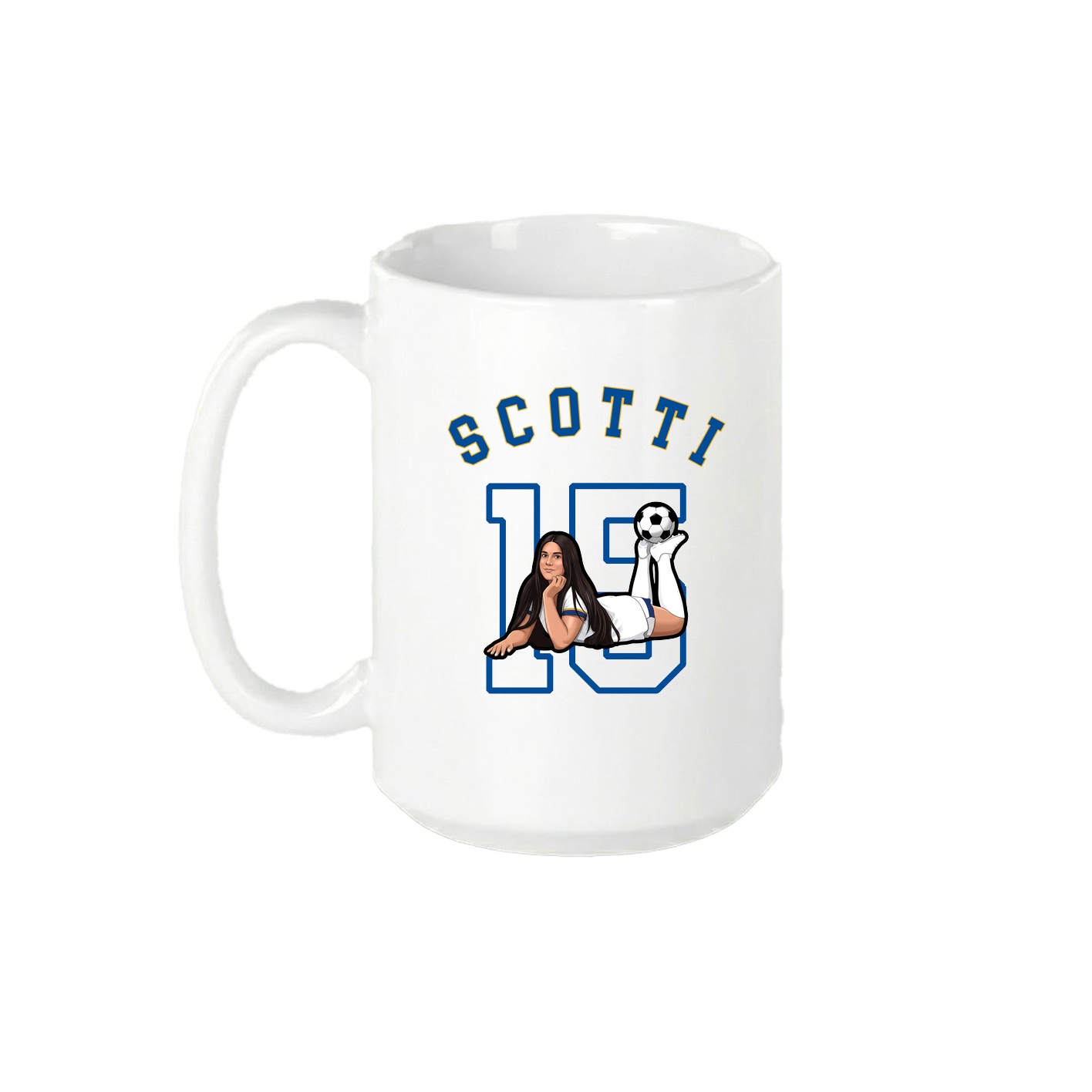 15oz Coffee Mug — Shirsey Arch in White