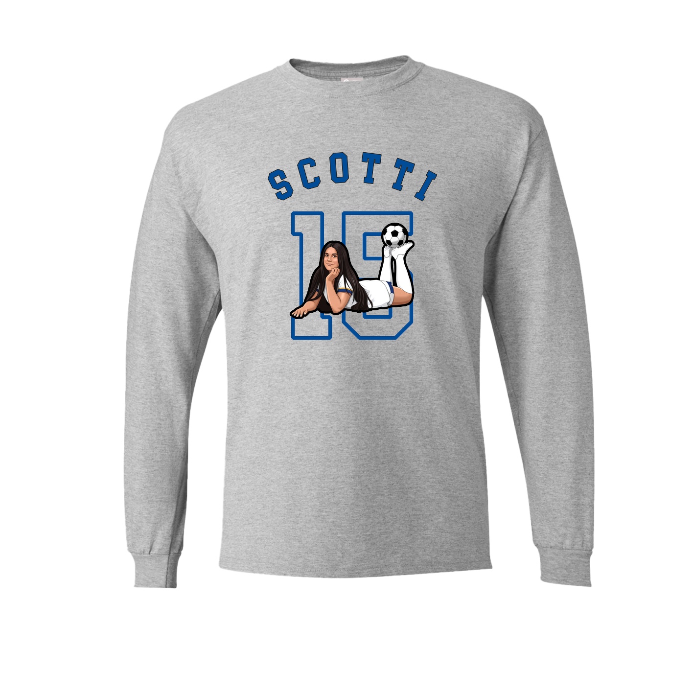 Long Sleeve Tee — Shirsey Arch in Grey