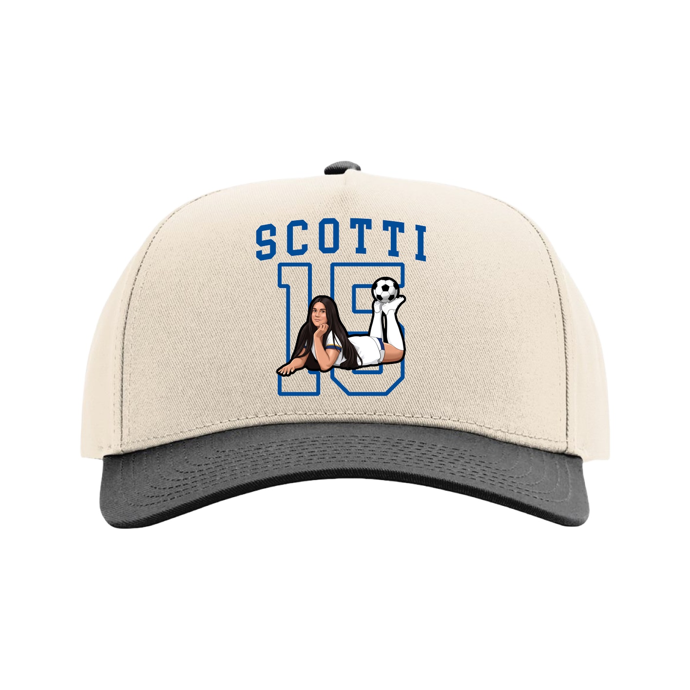 Full Fabric Five-Panel Champ Cap