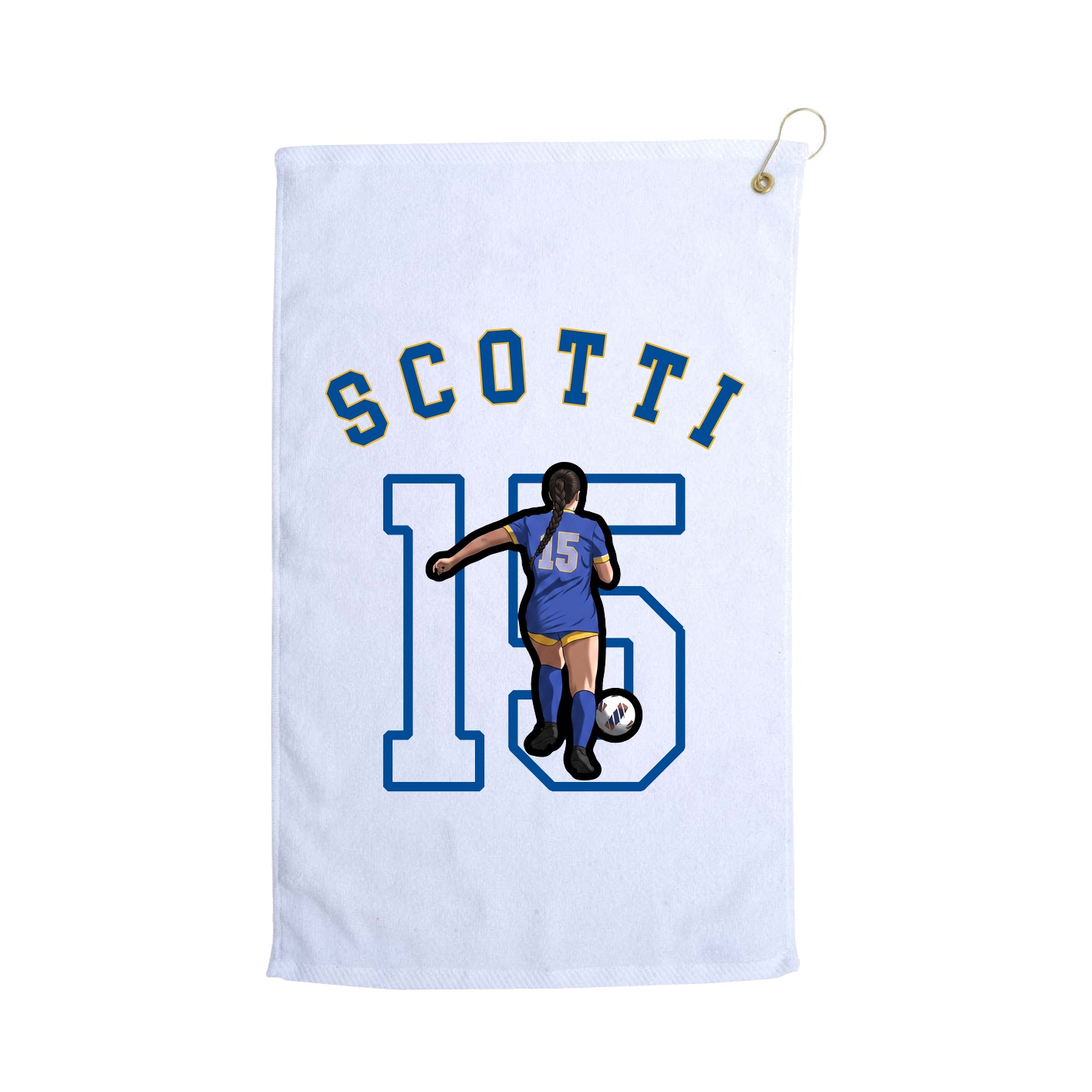 Golf Towel — Shirsey Arch in White