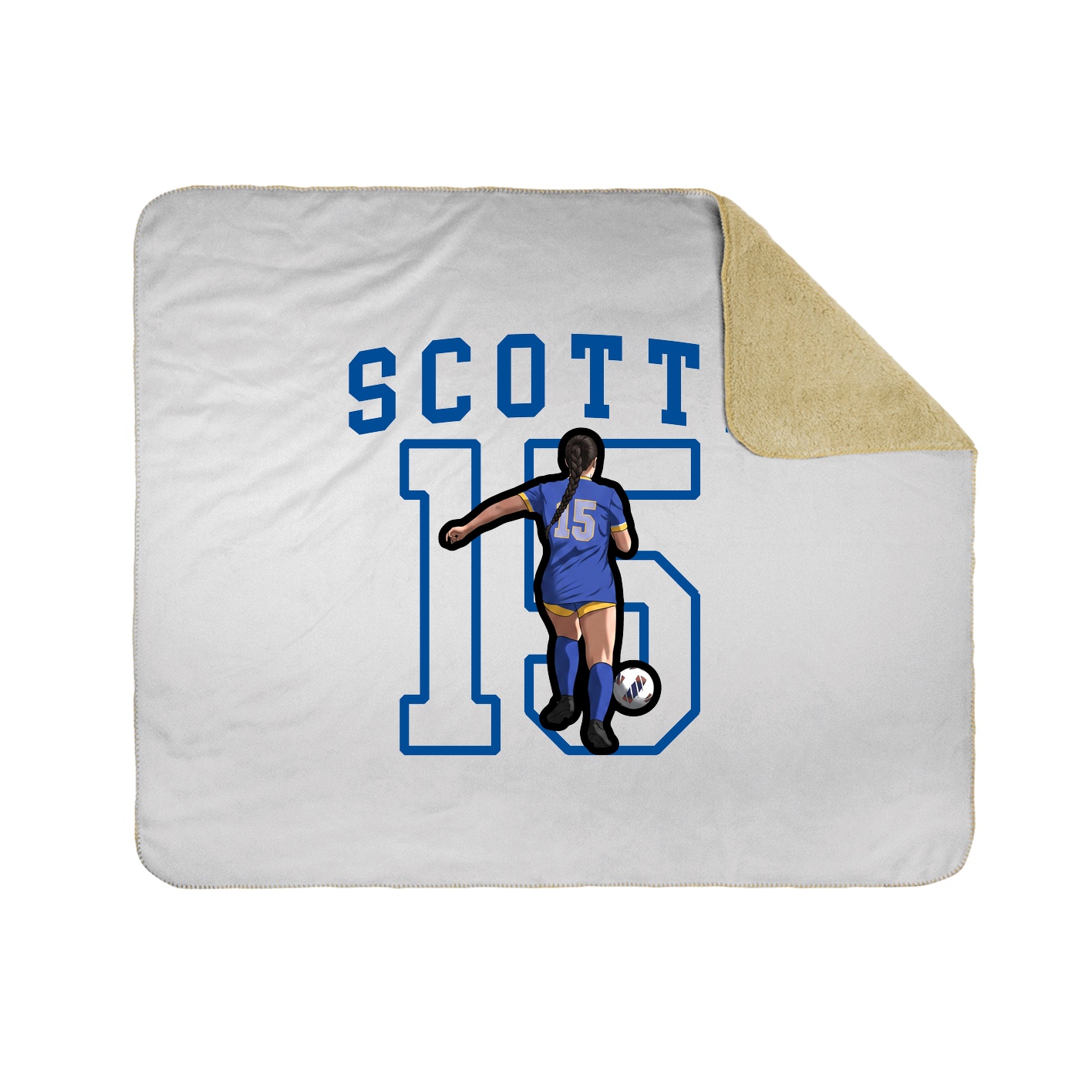 50x60 Sherpa Lined Throw Blanket