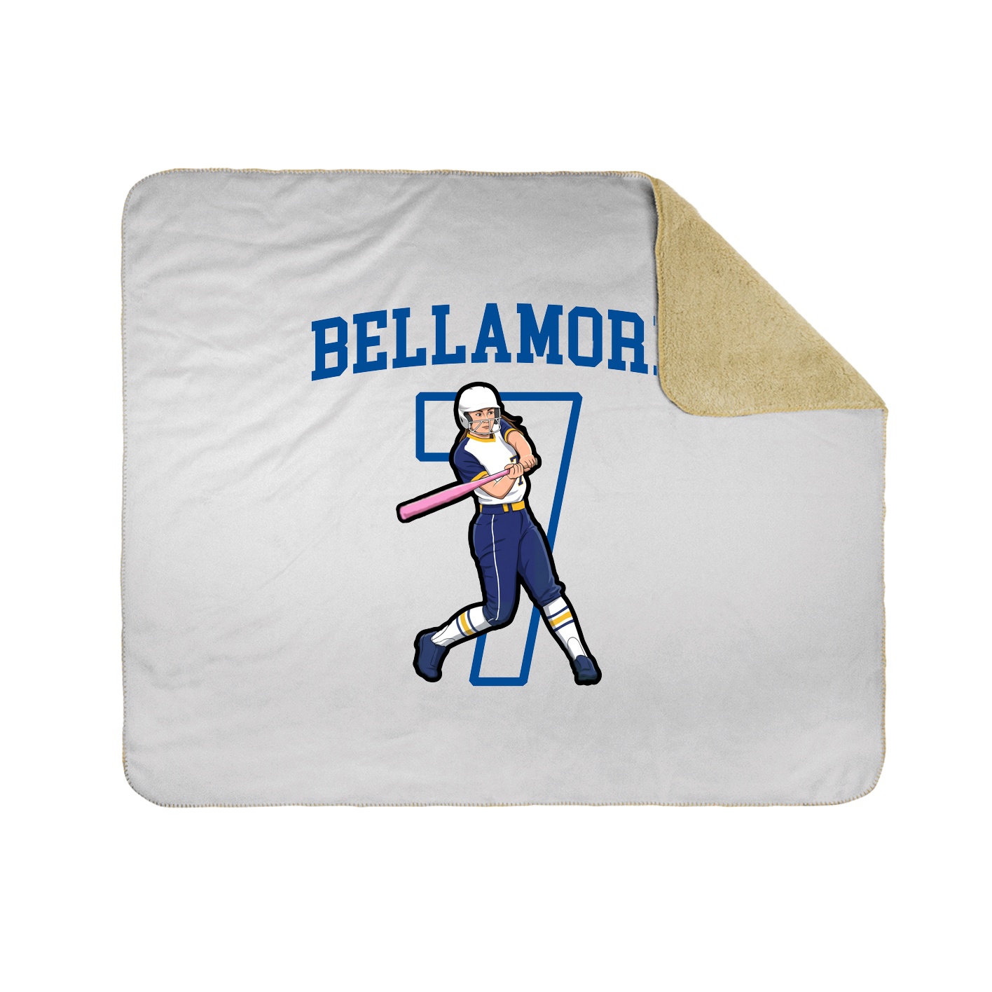 Throw Blanket — Shirsey in White