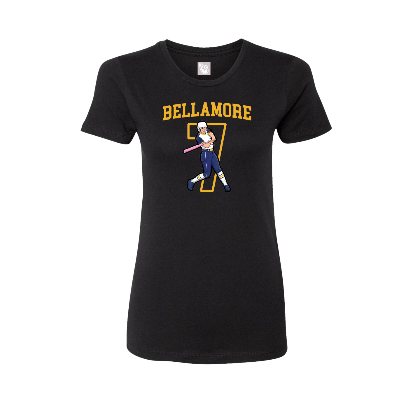 Fitted Women's Tee — Shirsey in Black