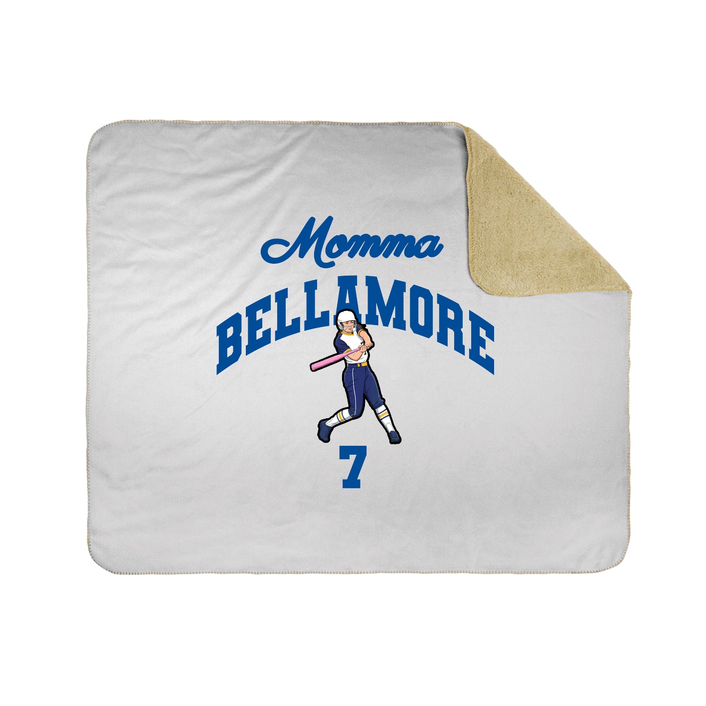 Throw Blanket — Mothers Day Arch in White