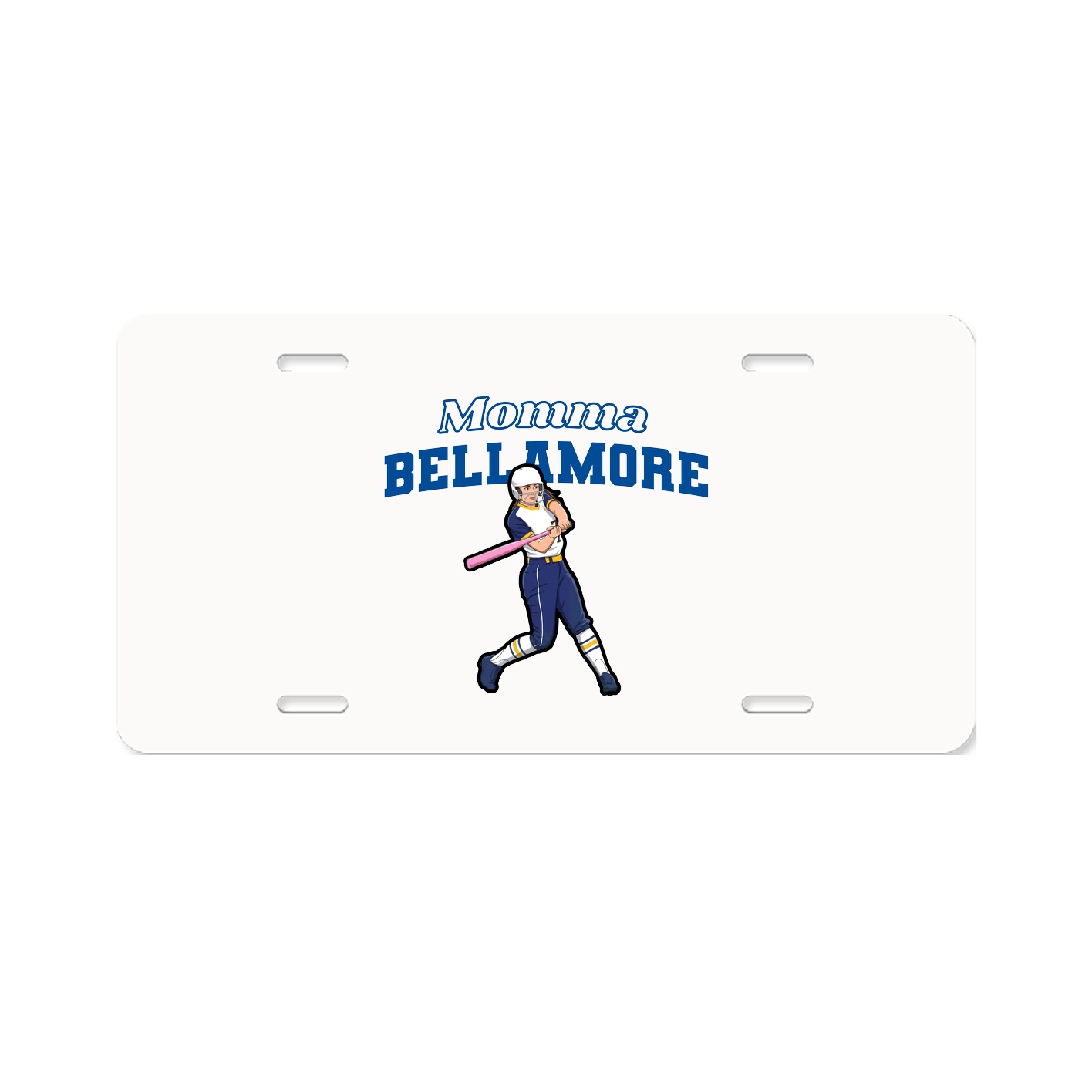 License Plate — Mothers Day Block in Classic