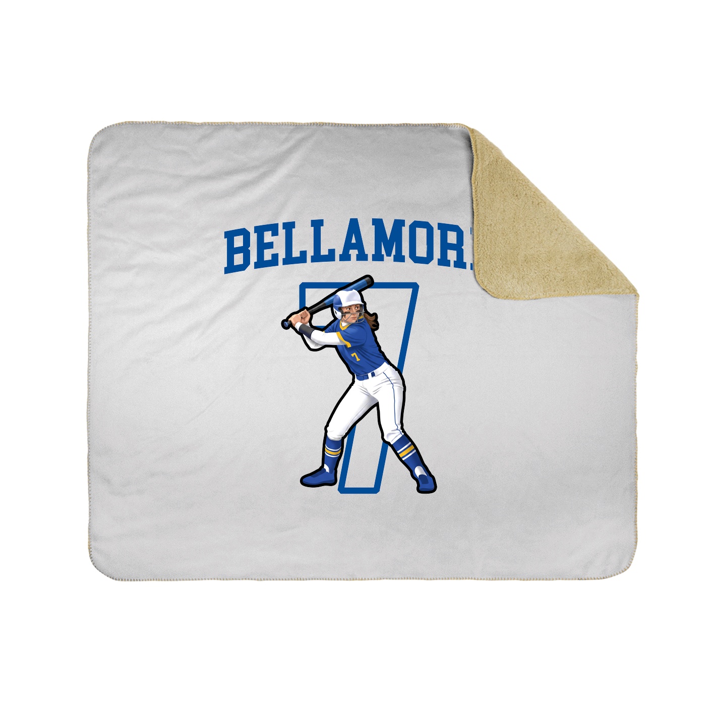 Throw Blanket — Shirsey in White