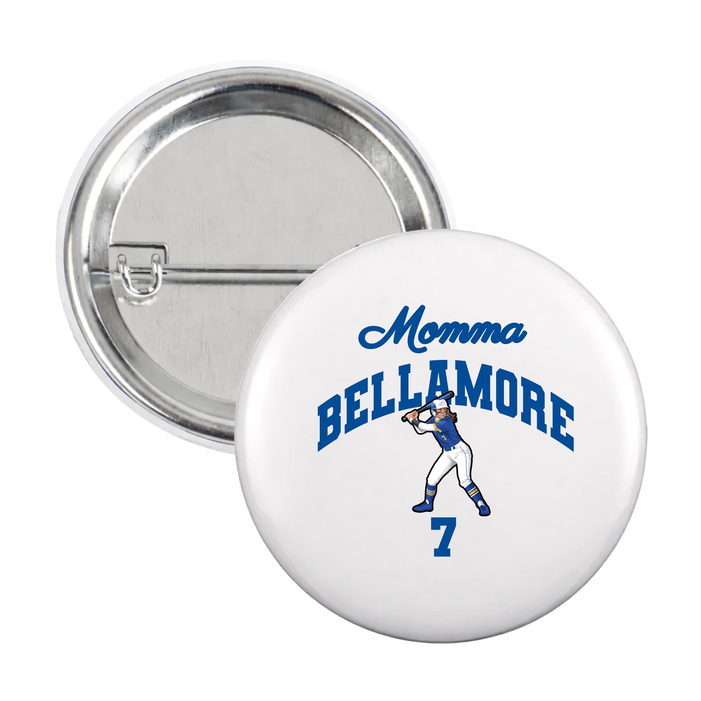 Game Day Button — Mothers Day Arch in White