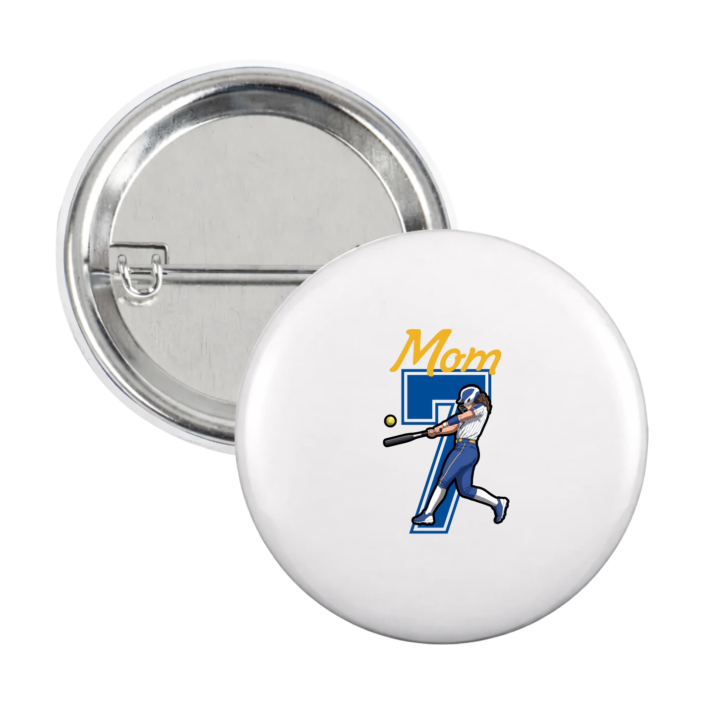 Game Day Button — Mothers Day Shirsey in White