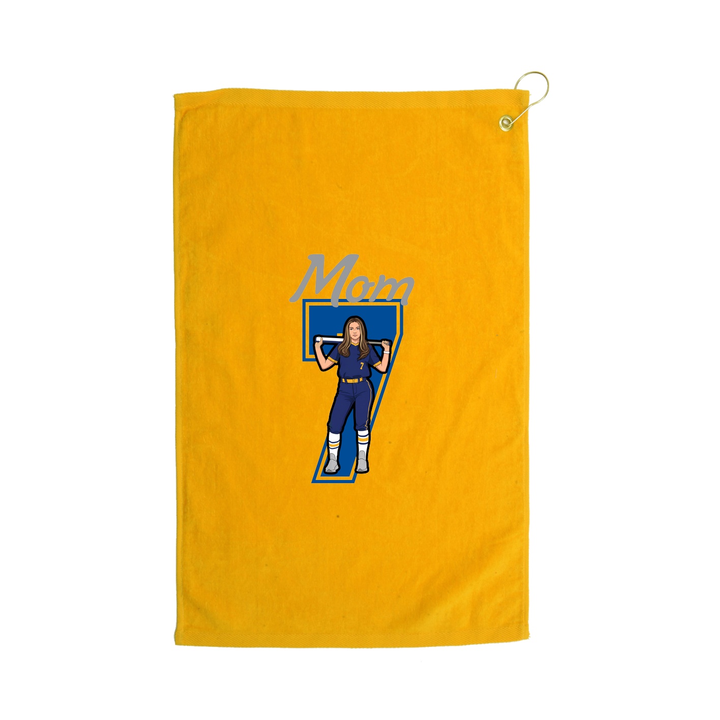 Golf Towel — Mothers Day Shirsey in Gold