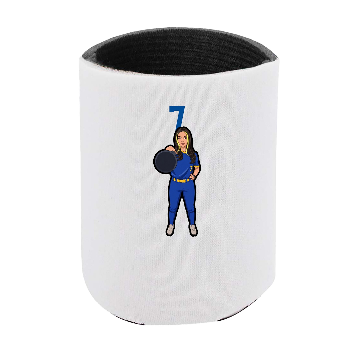 Can Holder — Number Top in White
