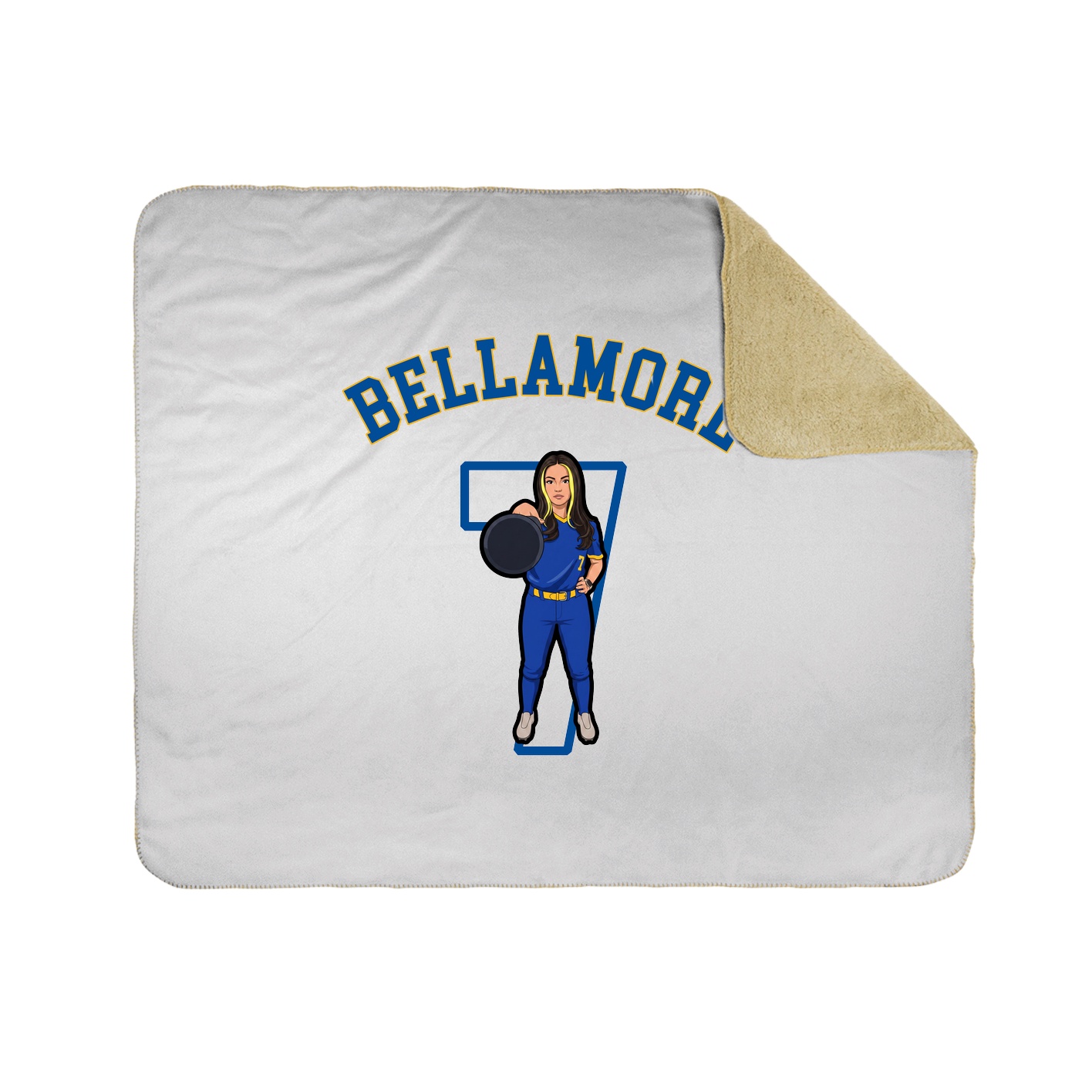 Throw Blanket — Shirsey Arch in White
