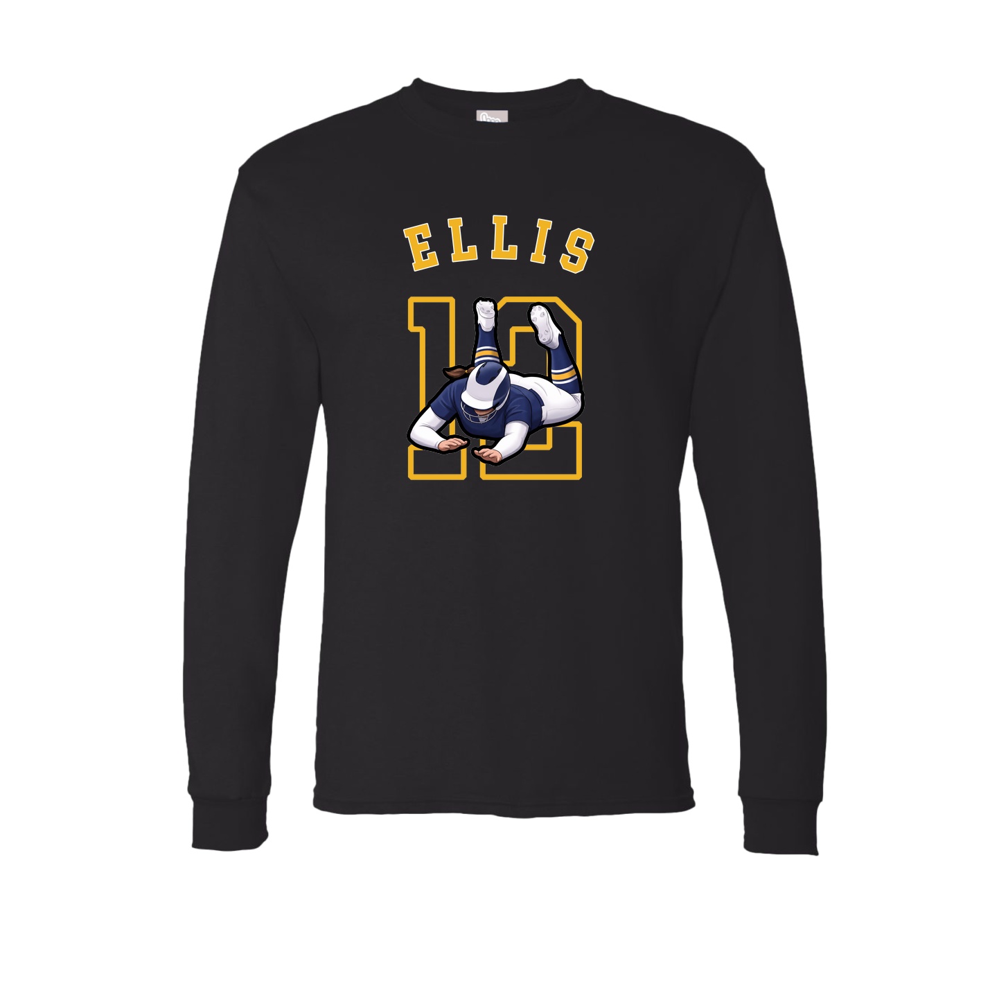 Long Sleeve Tee — Shirsey Arch in Black