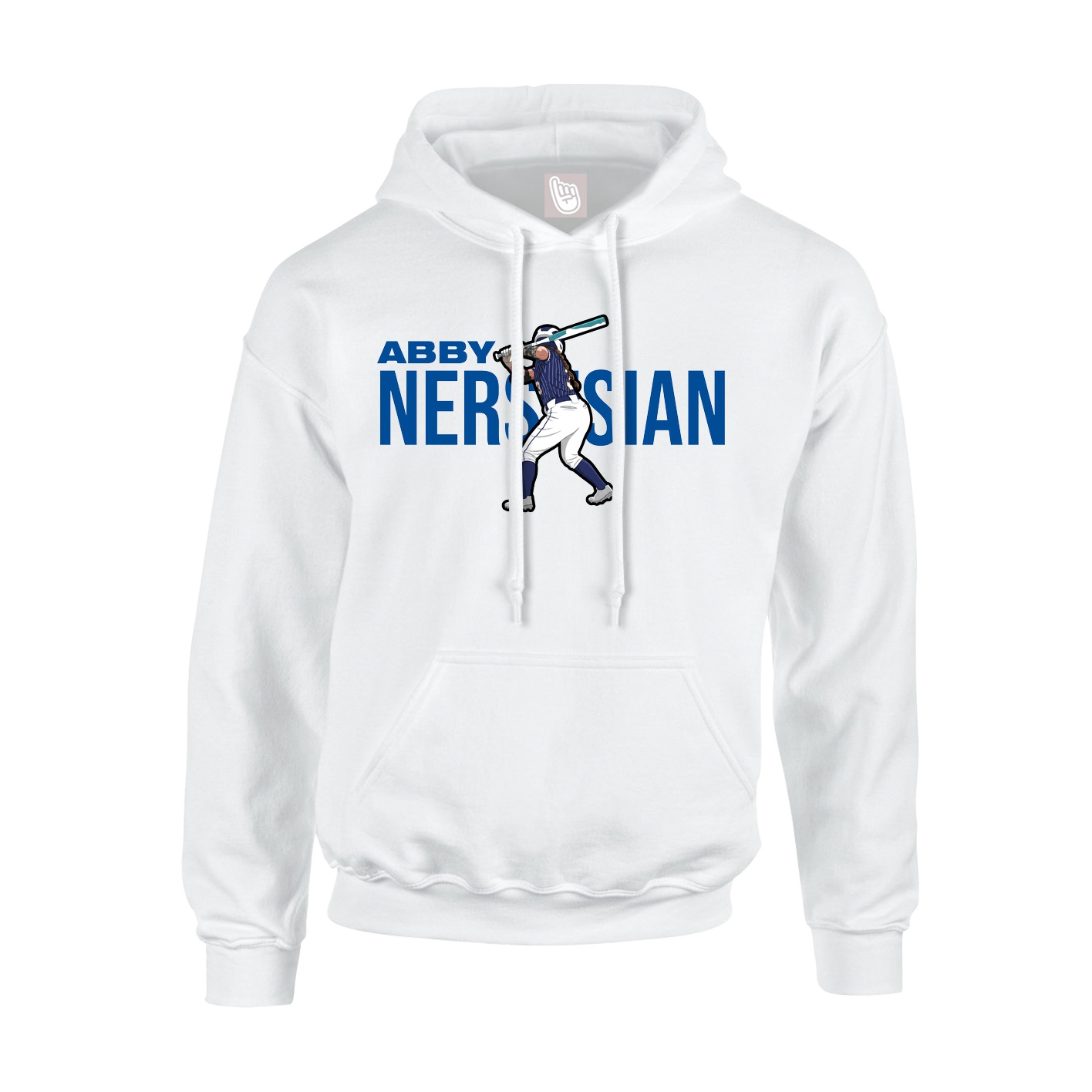 Youth Hoodie — Player Name in White