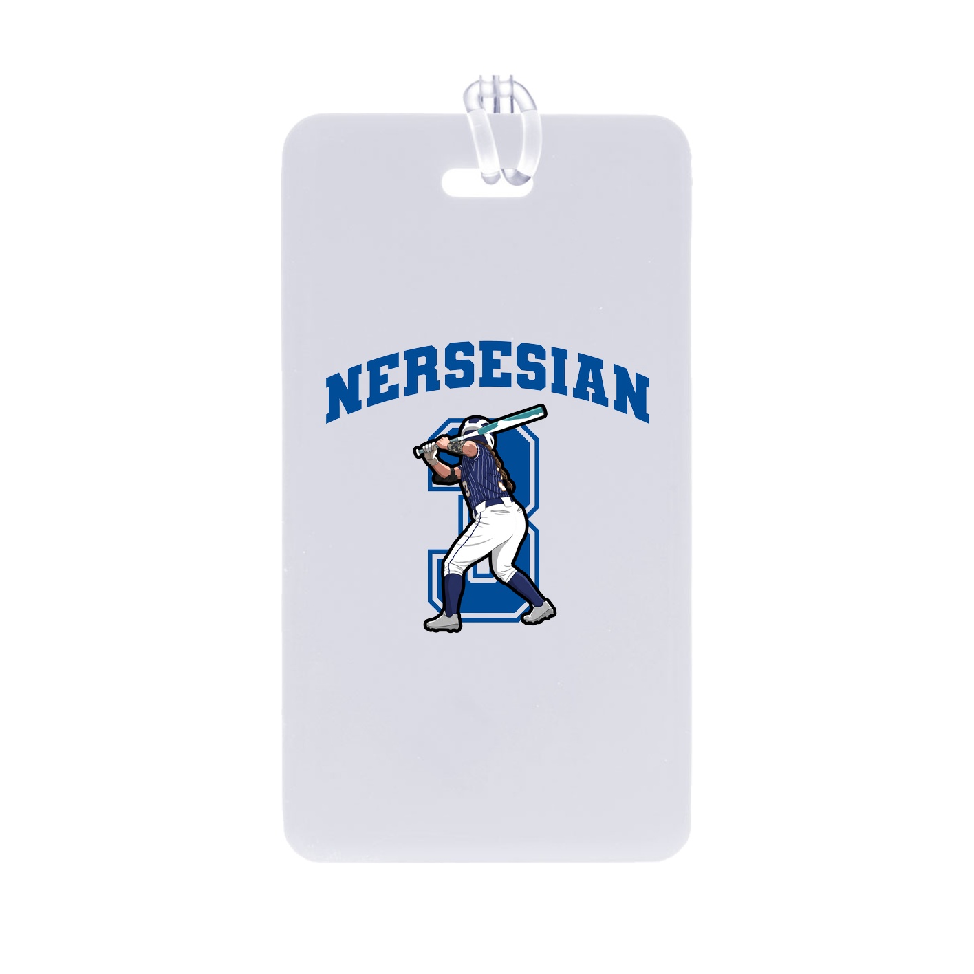 Bag Tag — Number in Classic