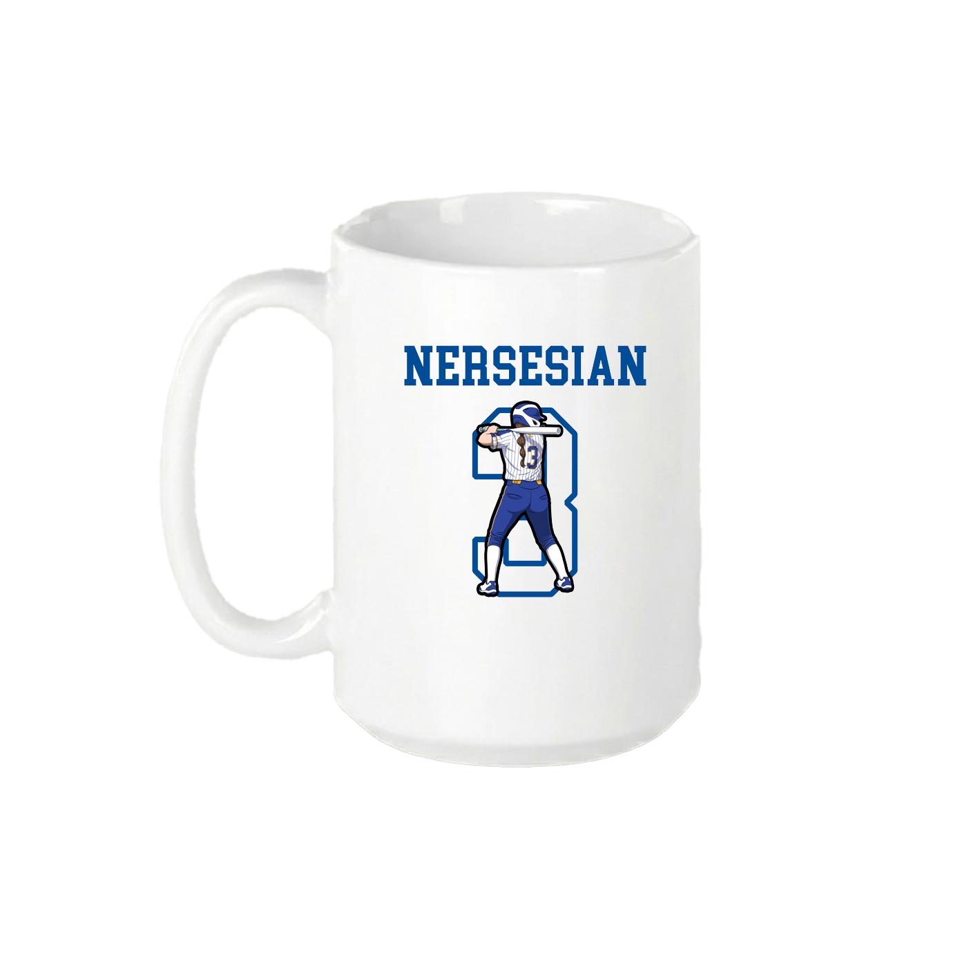 15oz Coffee Mug — Shirsey in White
