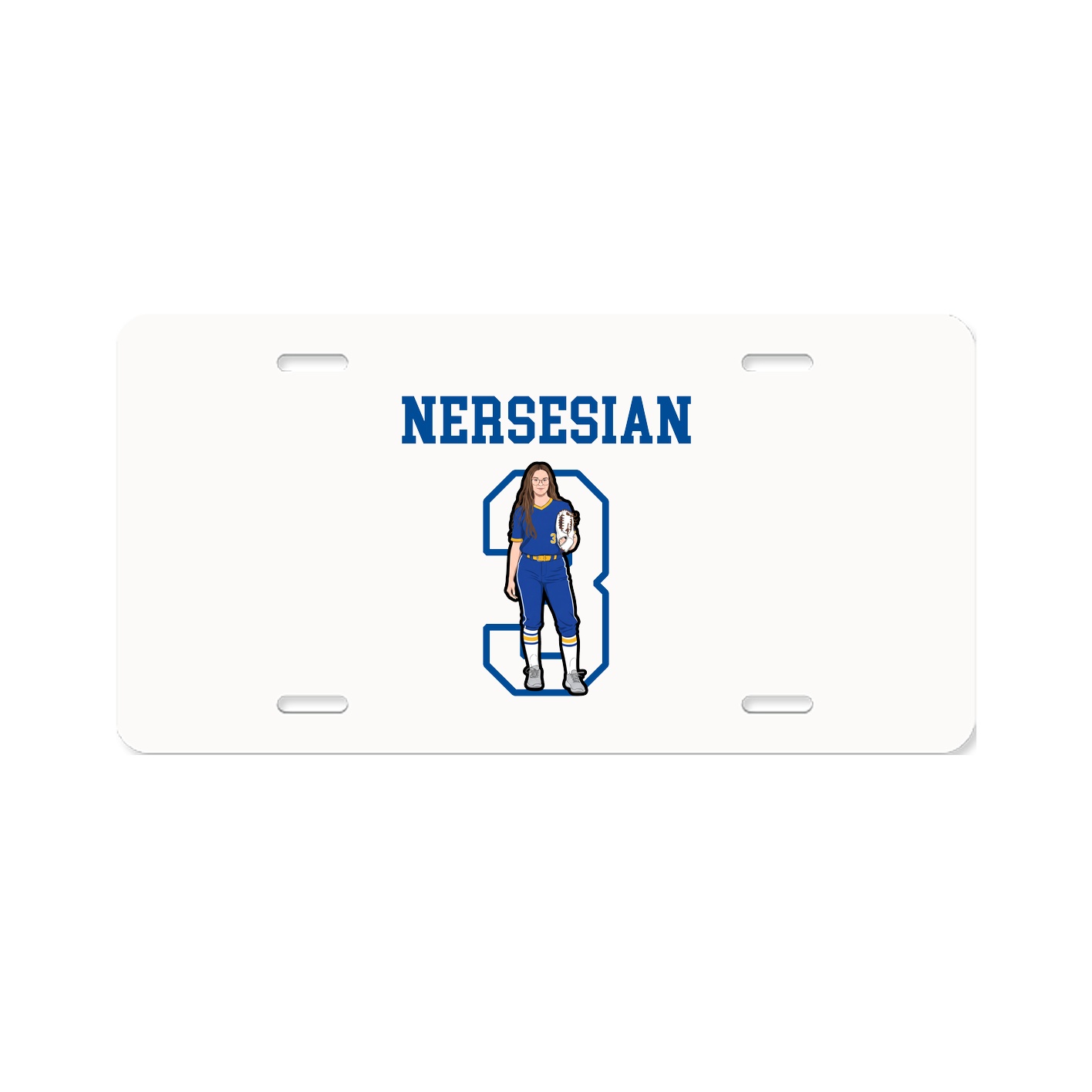 License Plate — Shirsey in Classic
