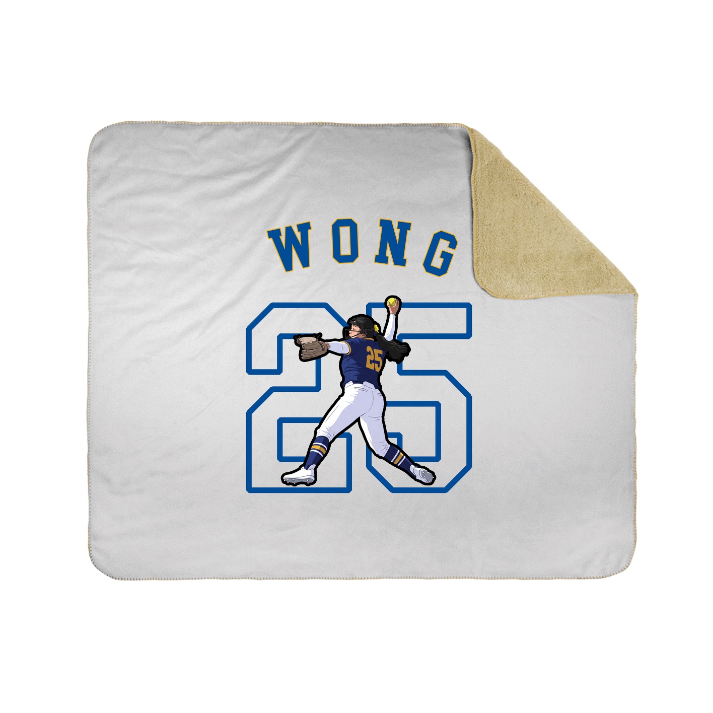 Throw Blanket — Shirsey Arch in White