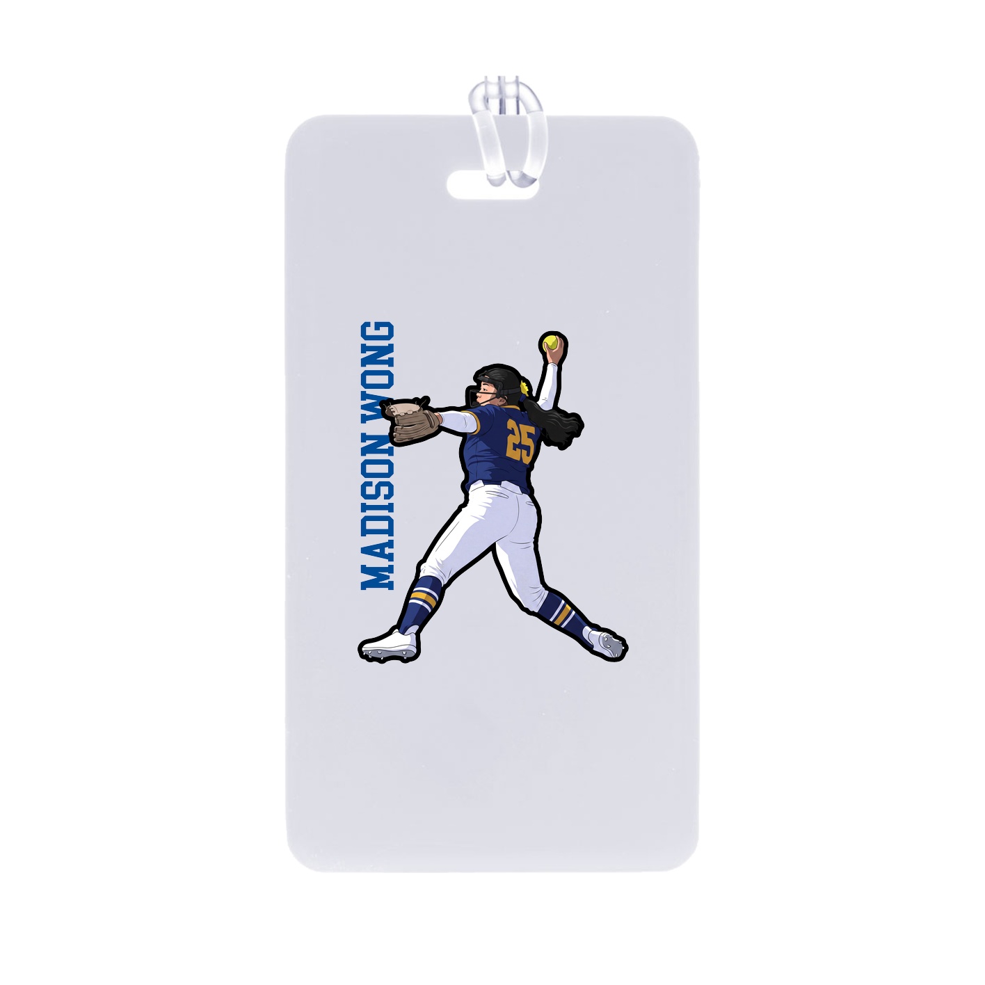Bag Tag — Name Vertical in Classic