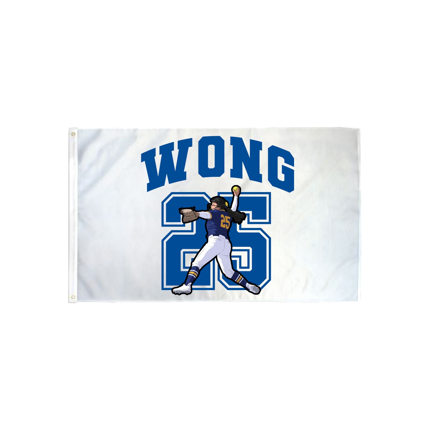 3x5 Flag — Number in Classic
