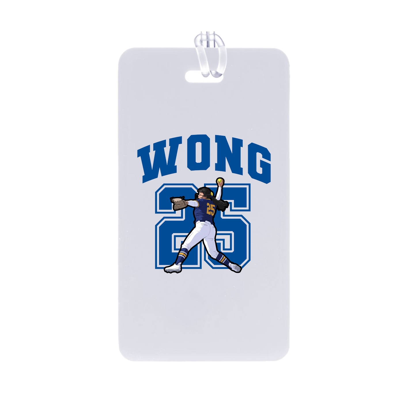 Bag Tag — Number in Classic