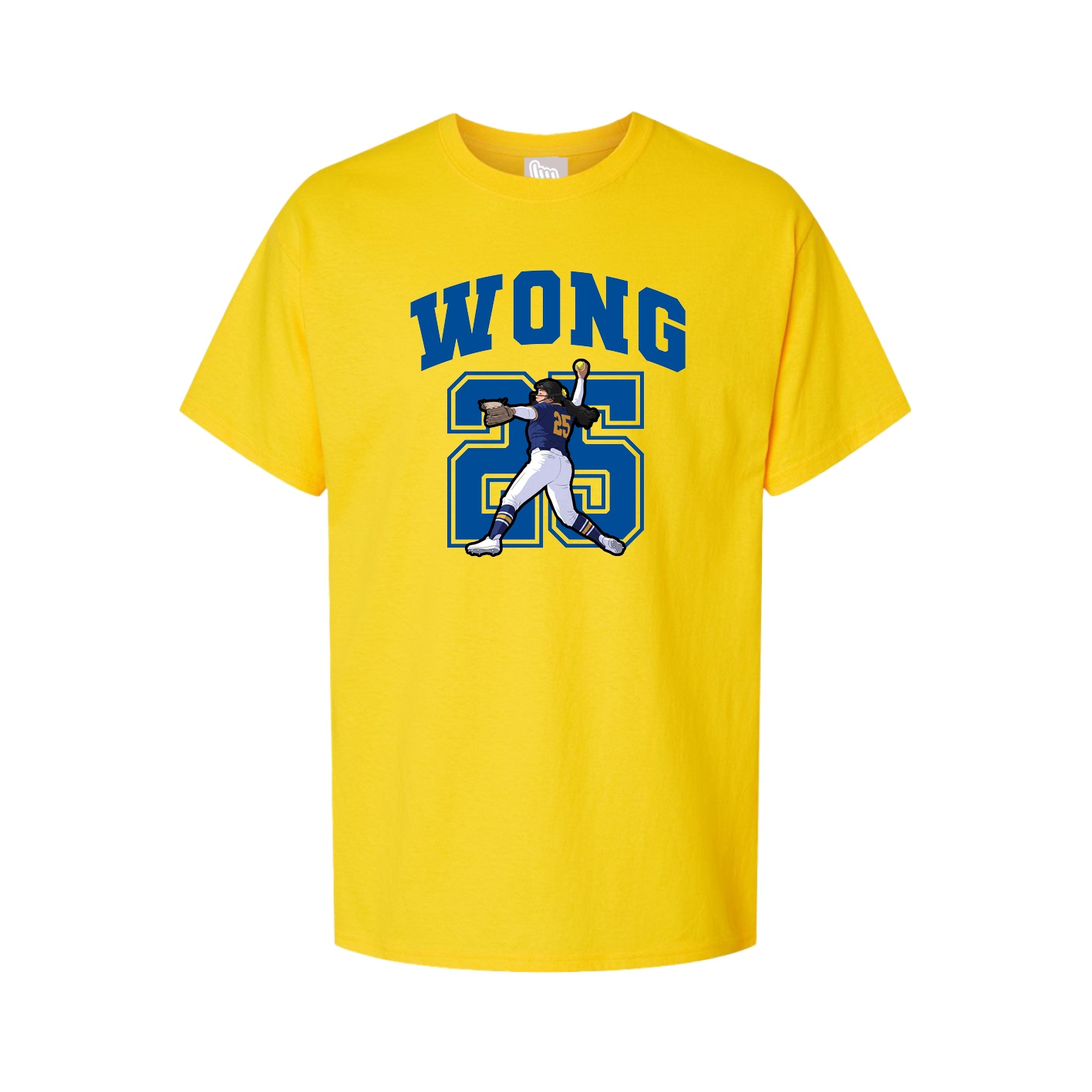 Youth Tee — Number in Gold
