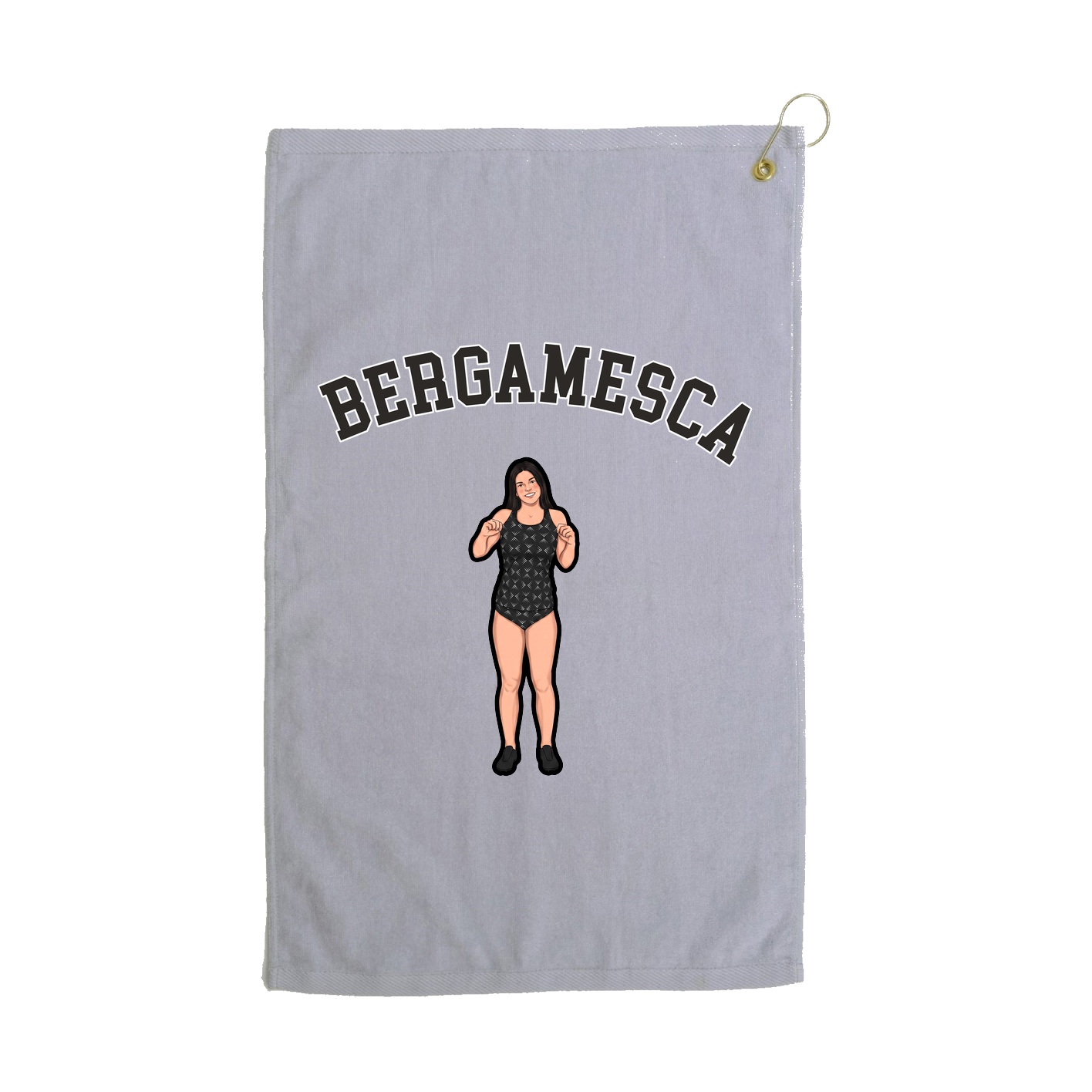 Golf Towel — Shirsey Arch in Grey