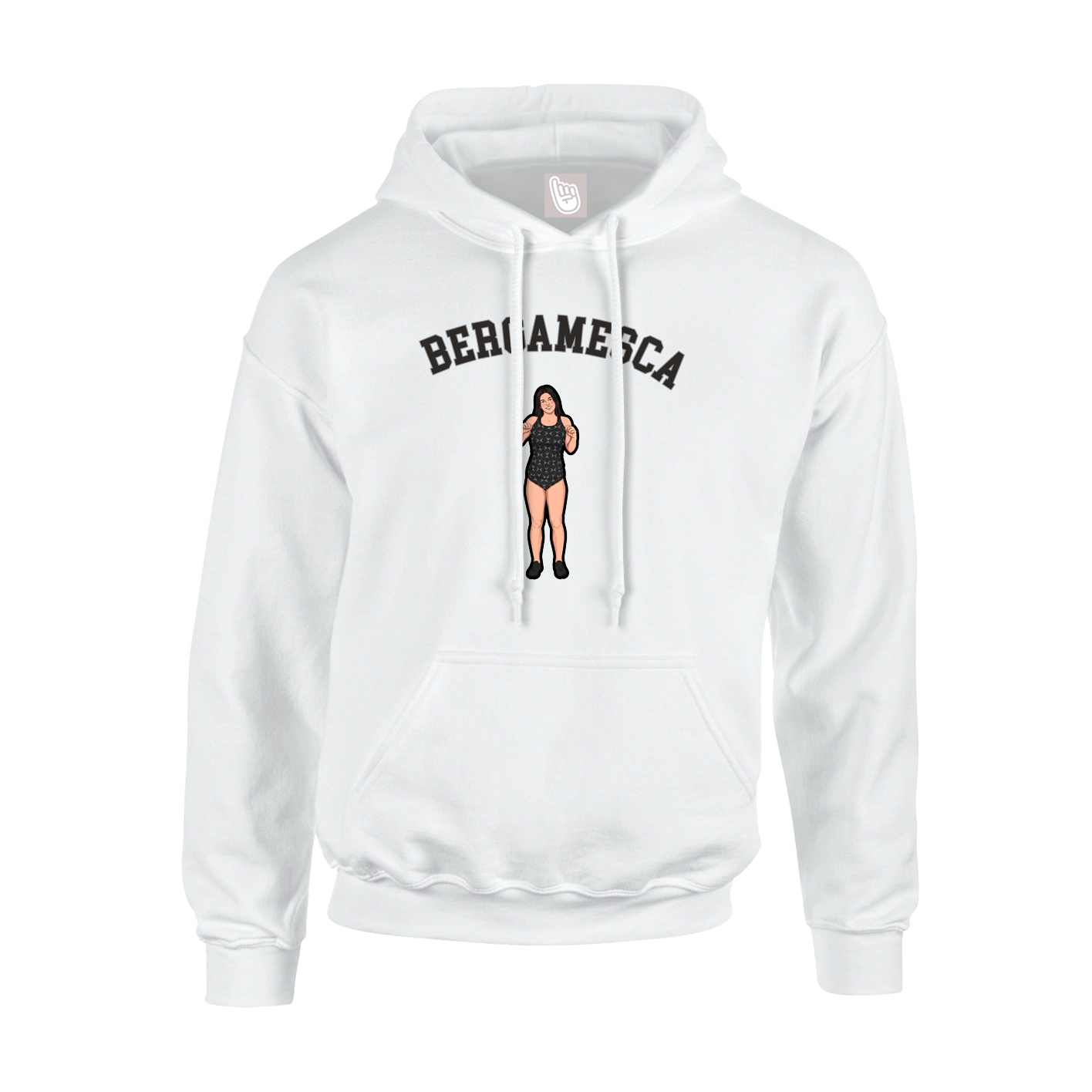 Youth Hoodie — Shirsey Arch in White