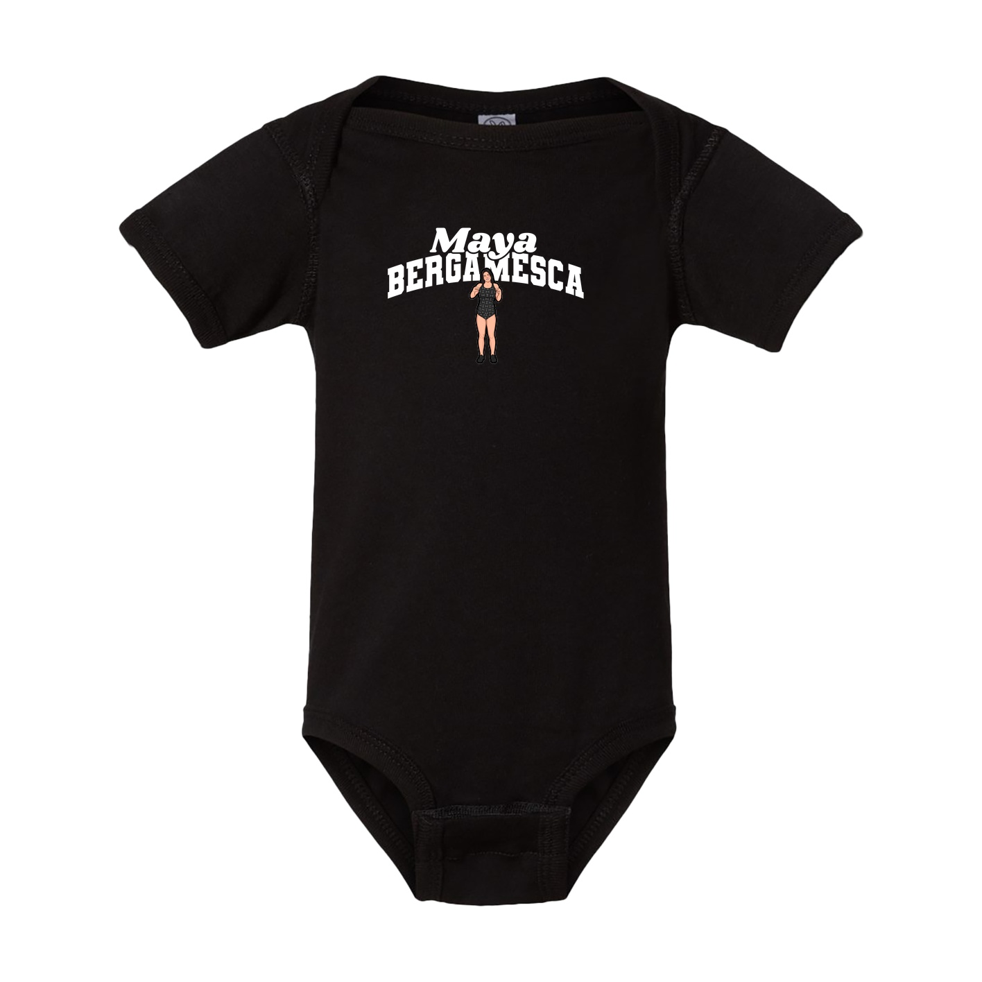 Baby Onesie — Signature Arch in Black