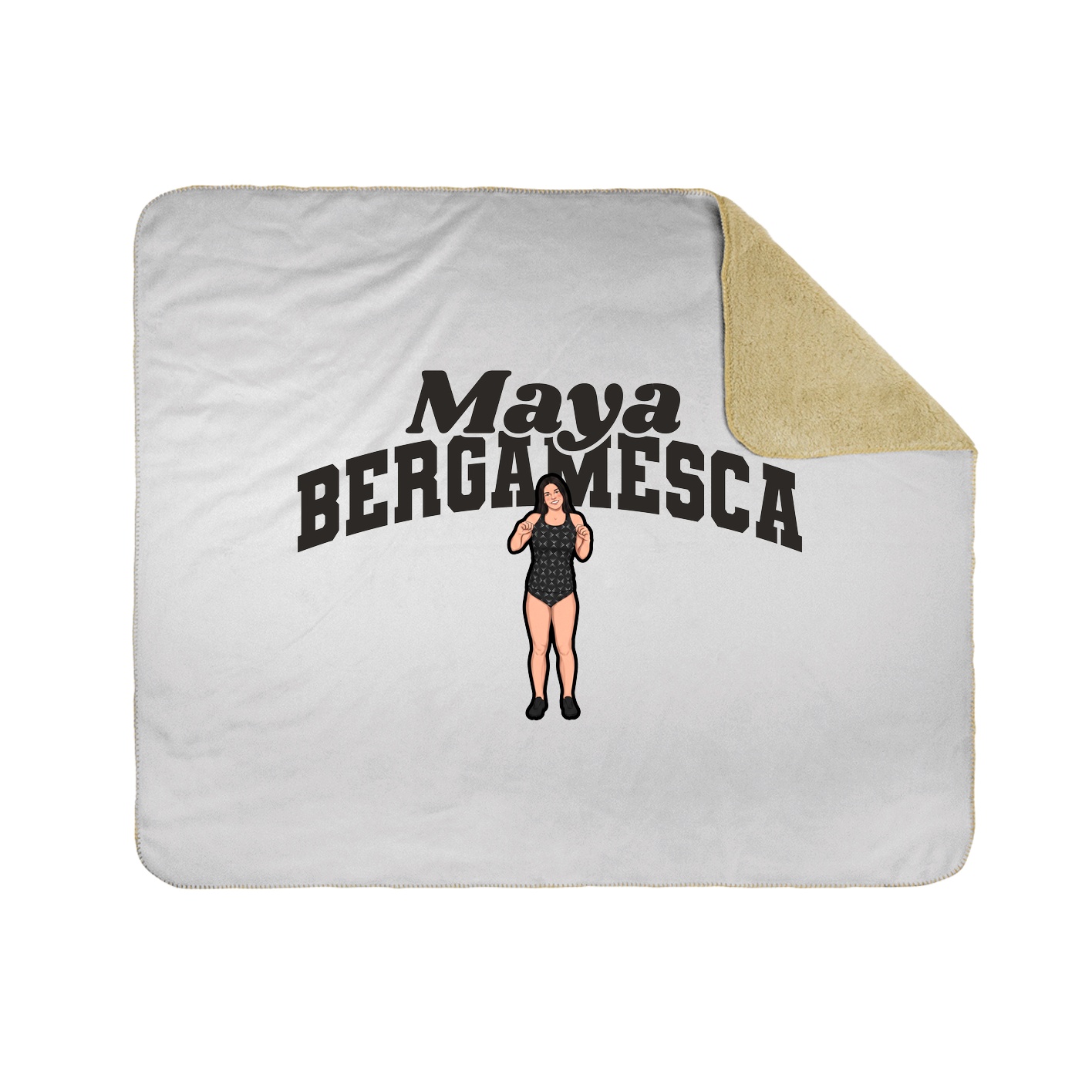 Throw Blanket — Signature Arch in White