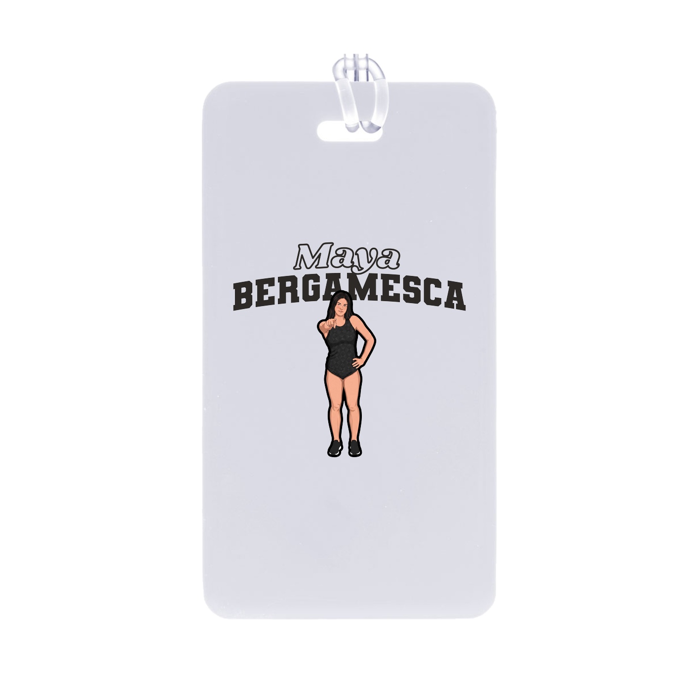 Bag Tag — Name Arch in Classic