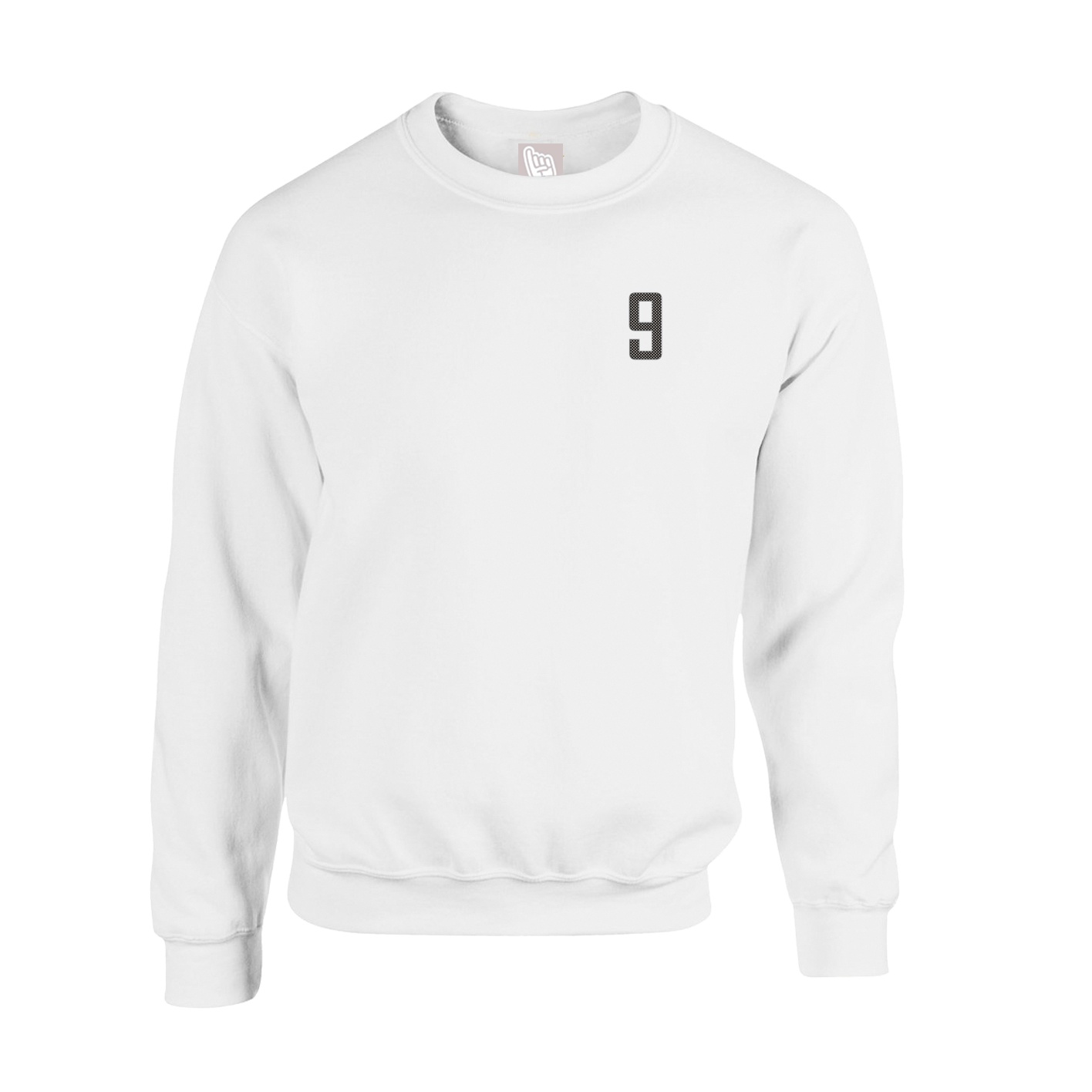 Fleece Crew — Front Shirsy in White