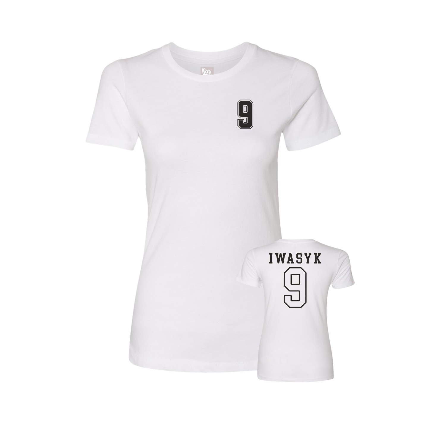 Womens Tee — Chest Back in White