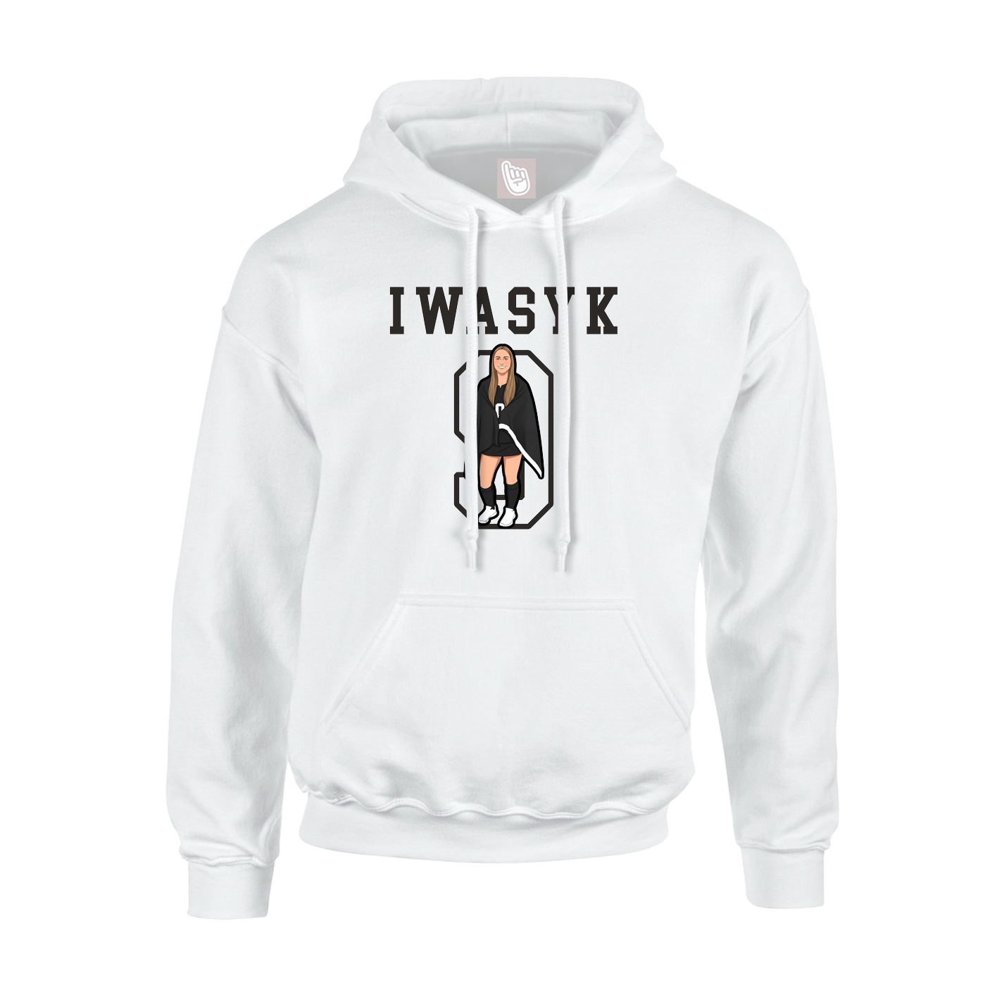 Hoodie — Shirsey in White