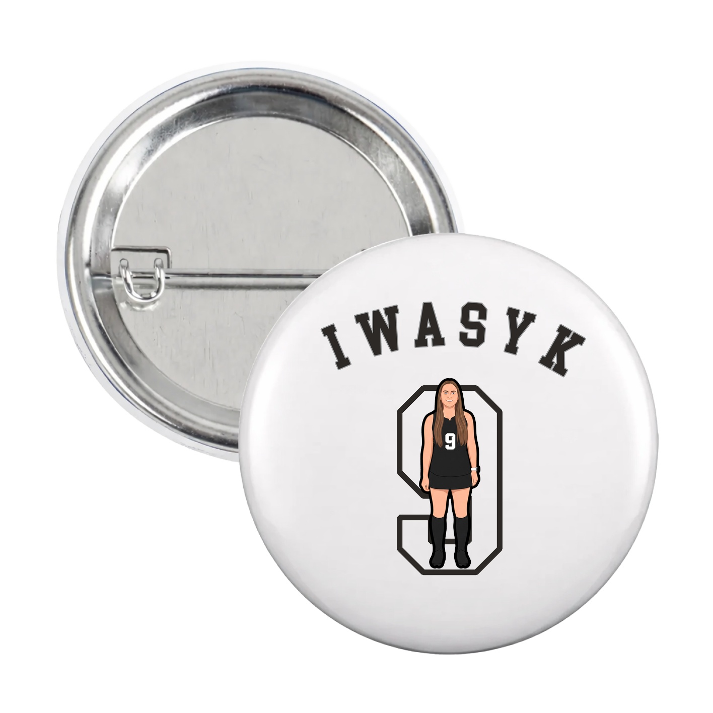 Game Day Button — Shirsey Arch in White