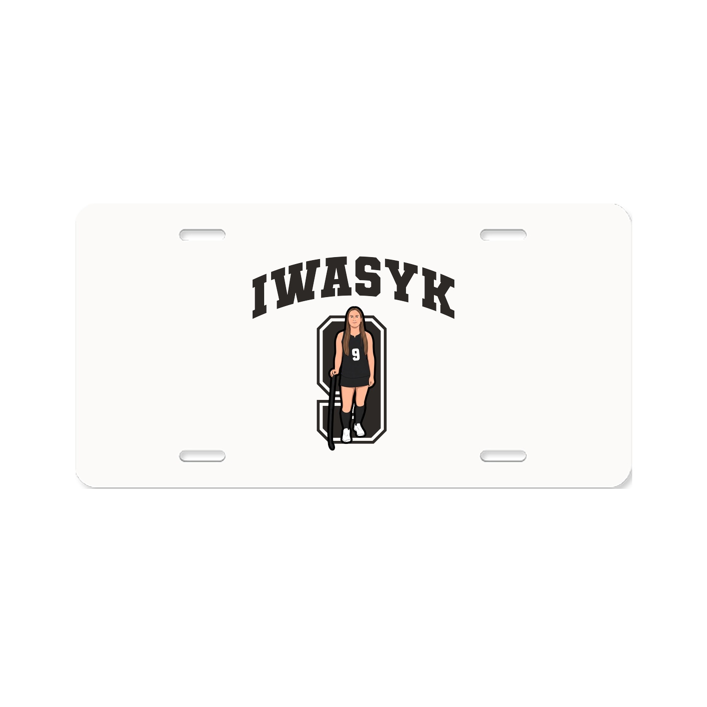 License Plate — Number in Classic
