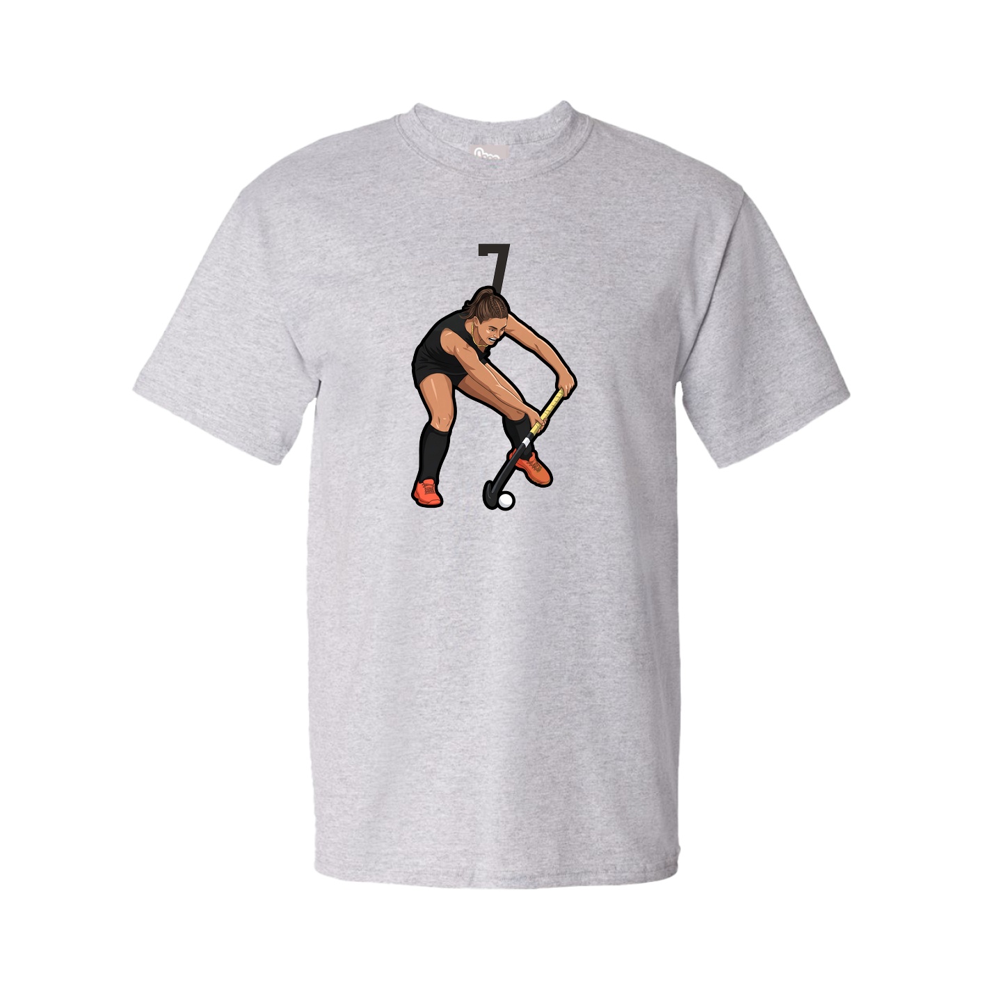 Tee — Number Top in Grey