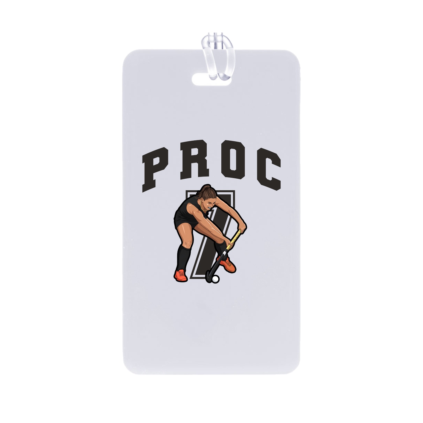 Bag Tag — Number in Classic