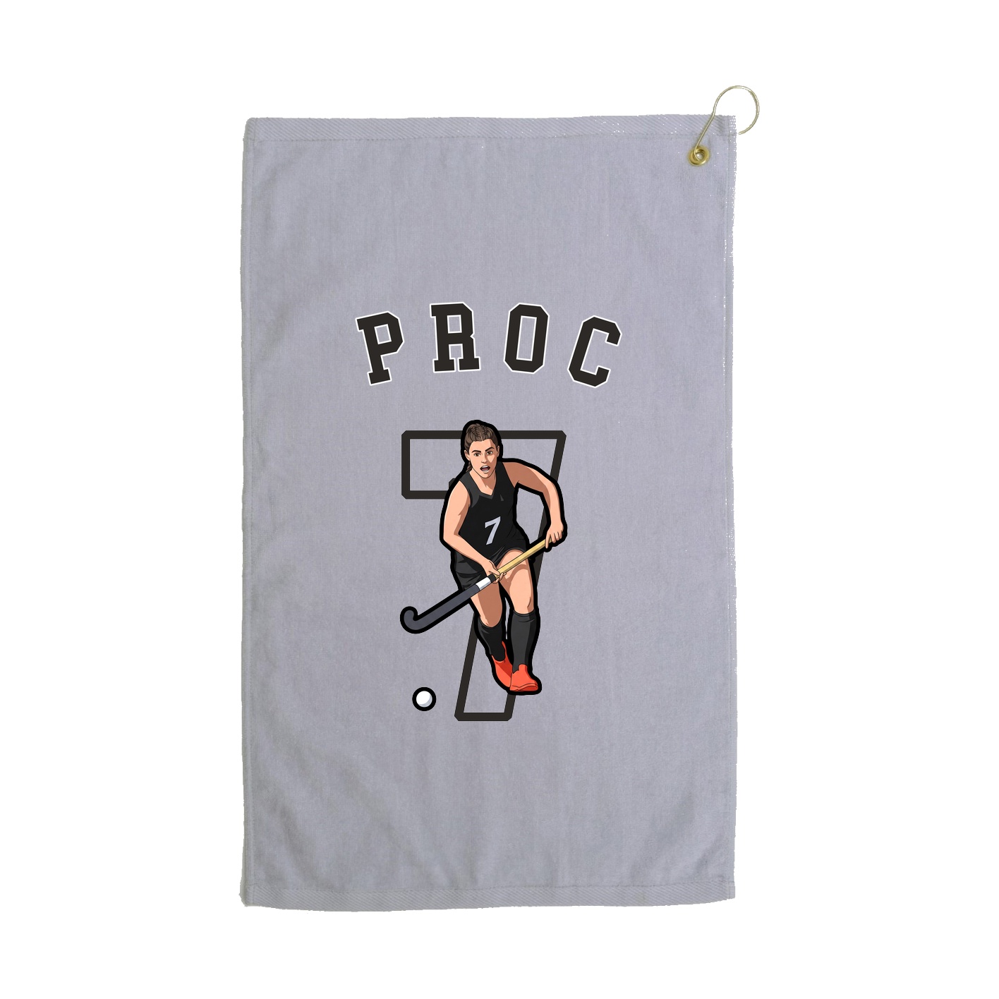 Golf Towel — Shirsey Arch in Grey
