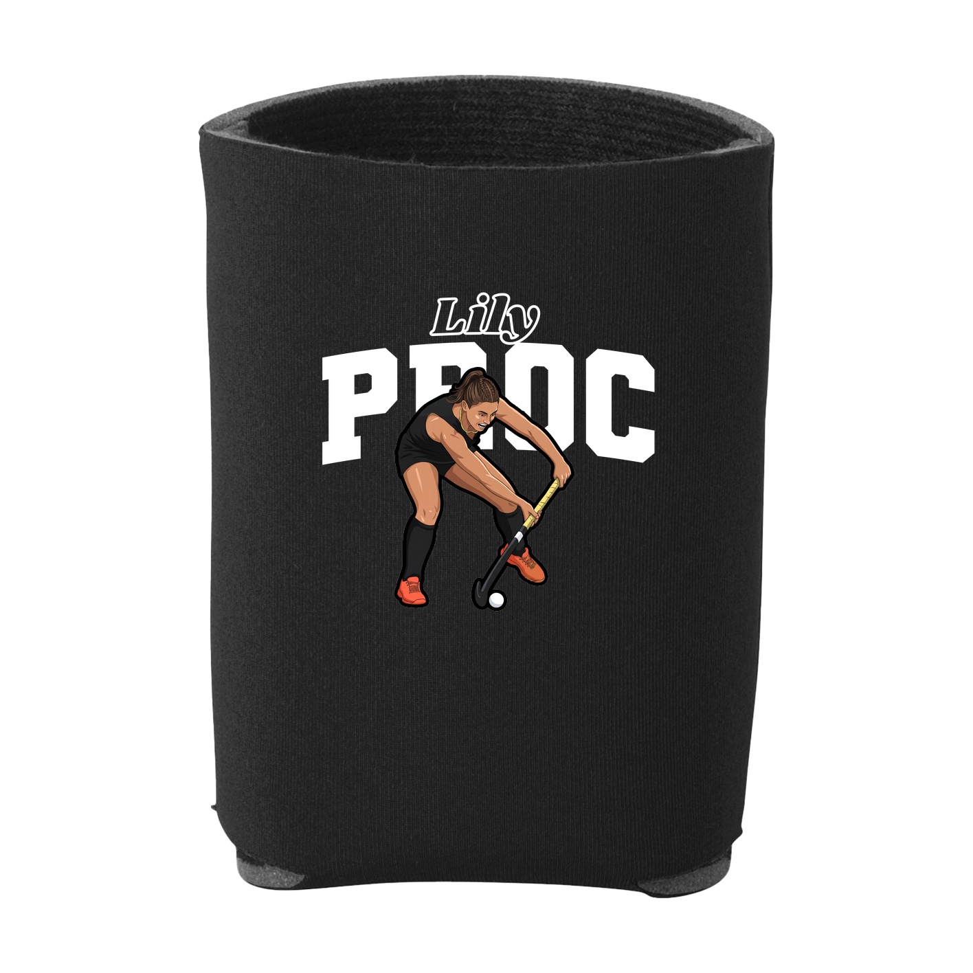 Can Holder — Name Arch in Black