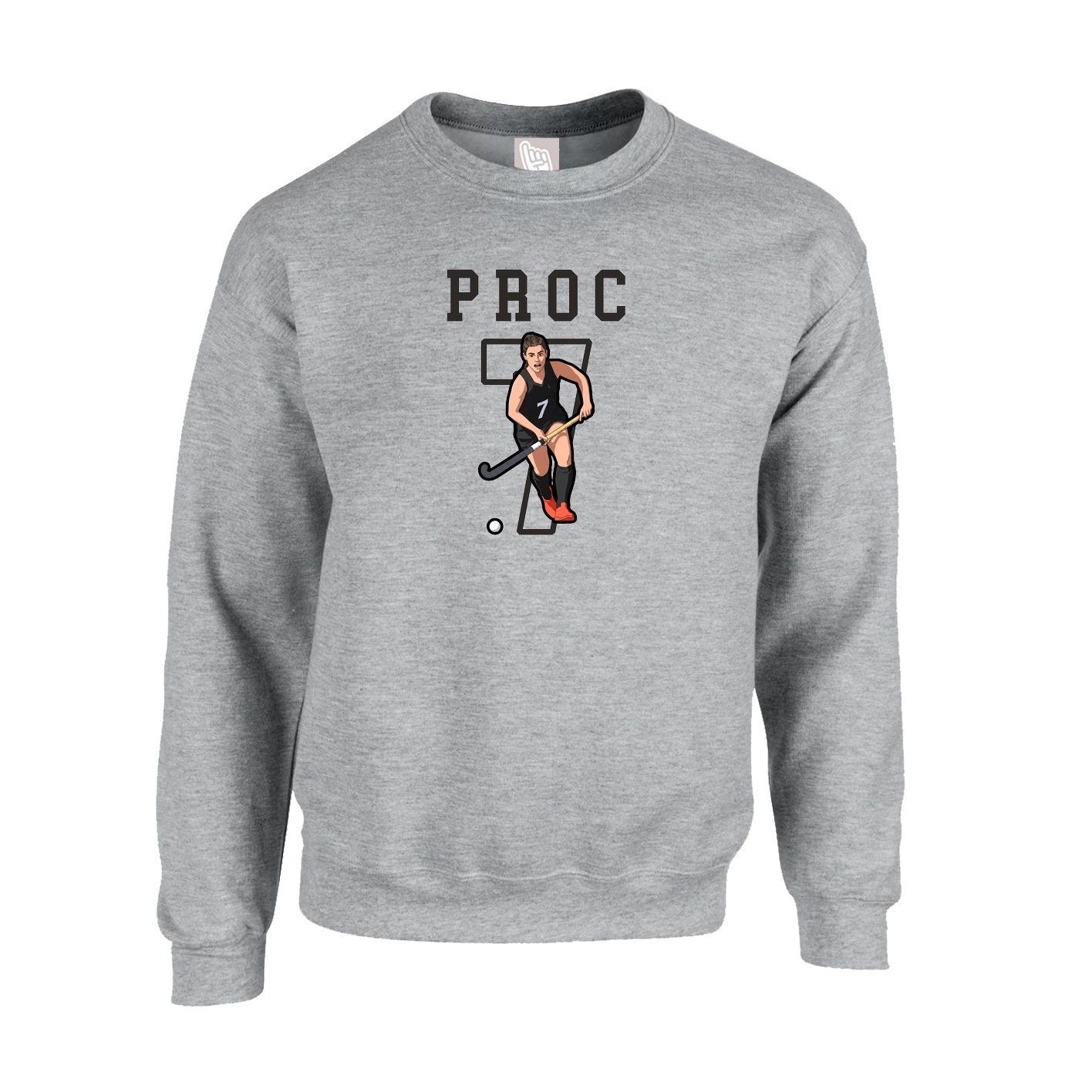 Fleece Crew — Shirsey in Grey
