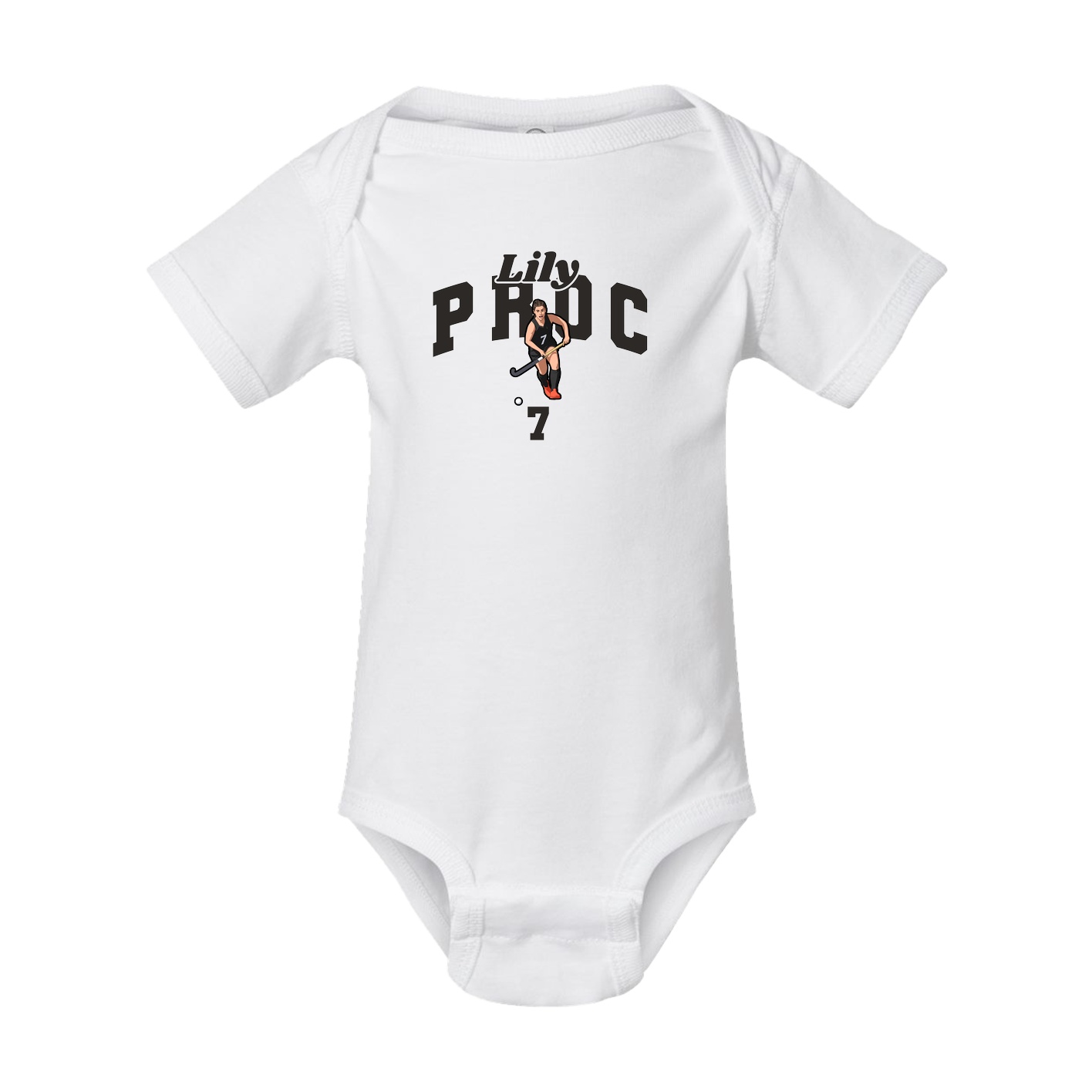 Baby Onesie — Signature Arch in White