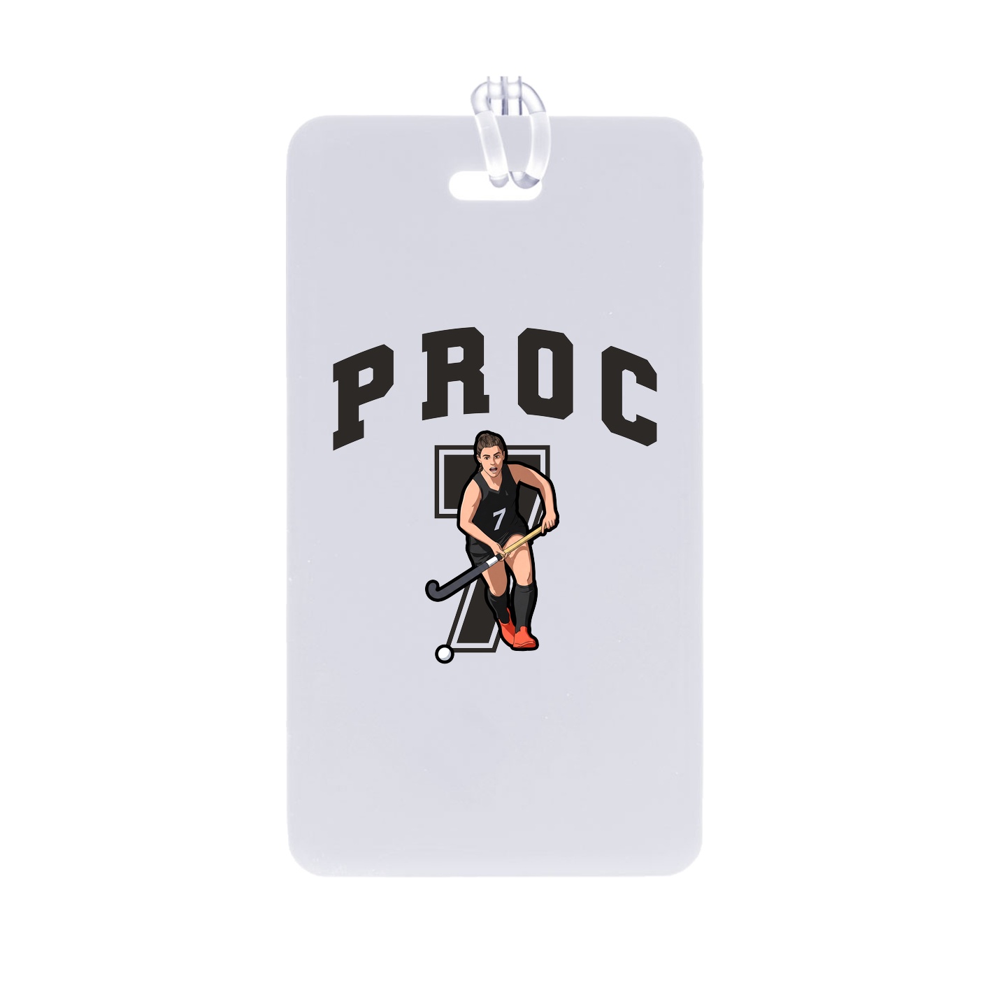 Bag Tag — Number in Classic