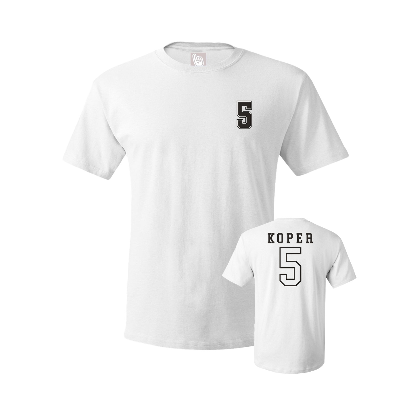 Tee — Chest Back in White