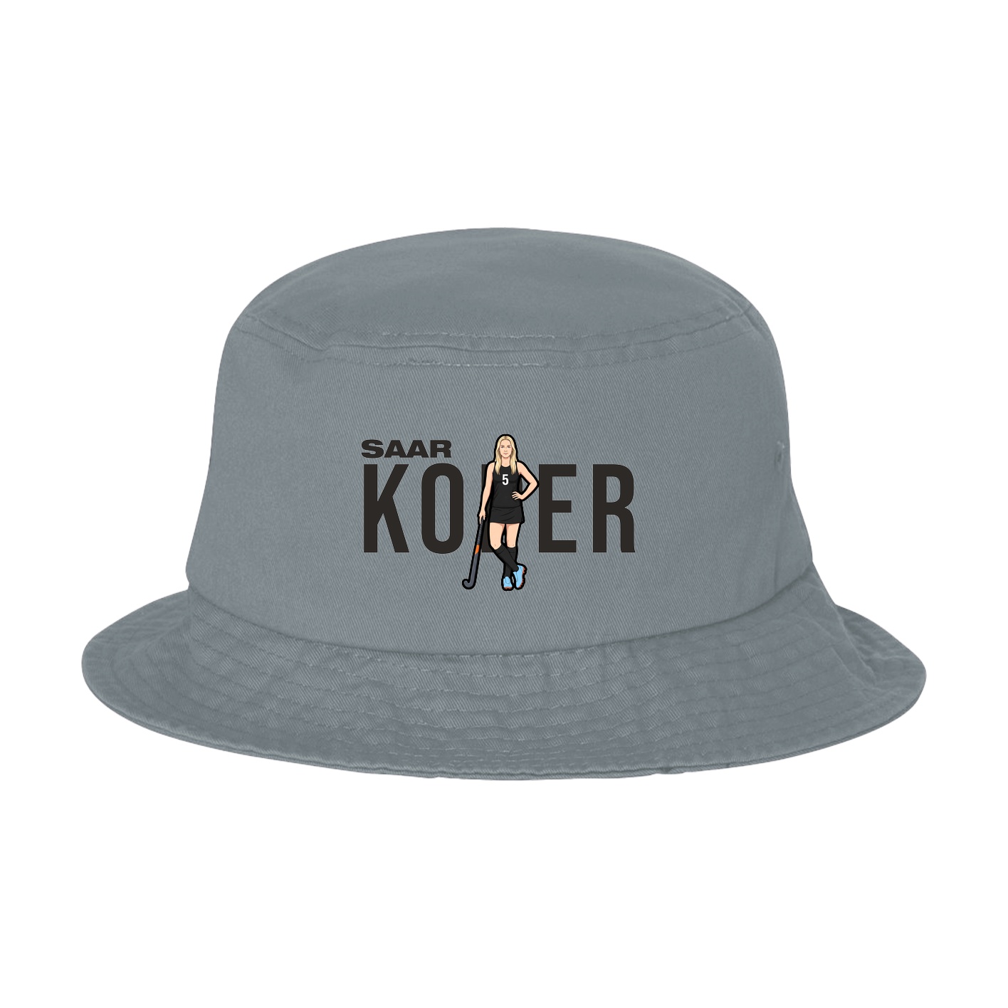 Bucket Cap — Player Name in Grey