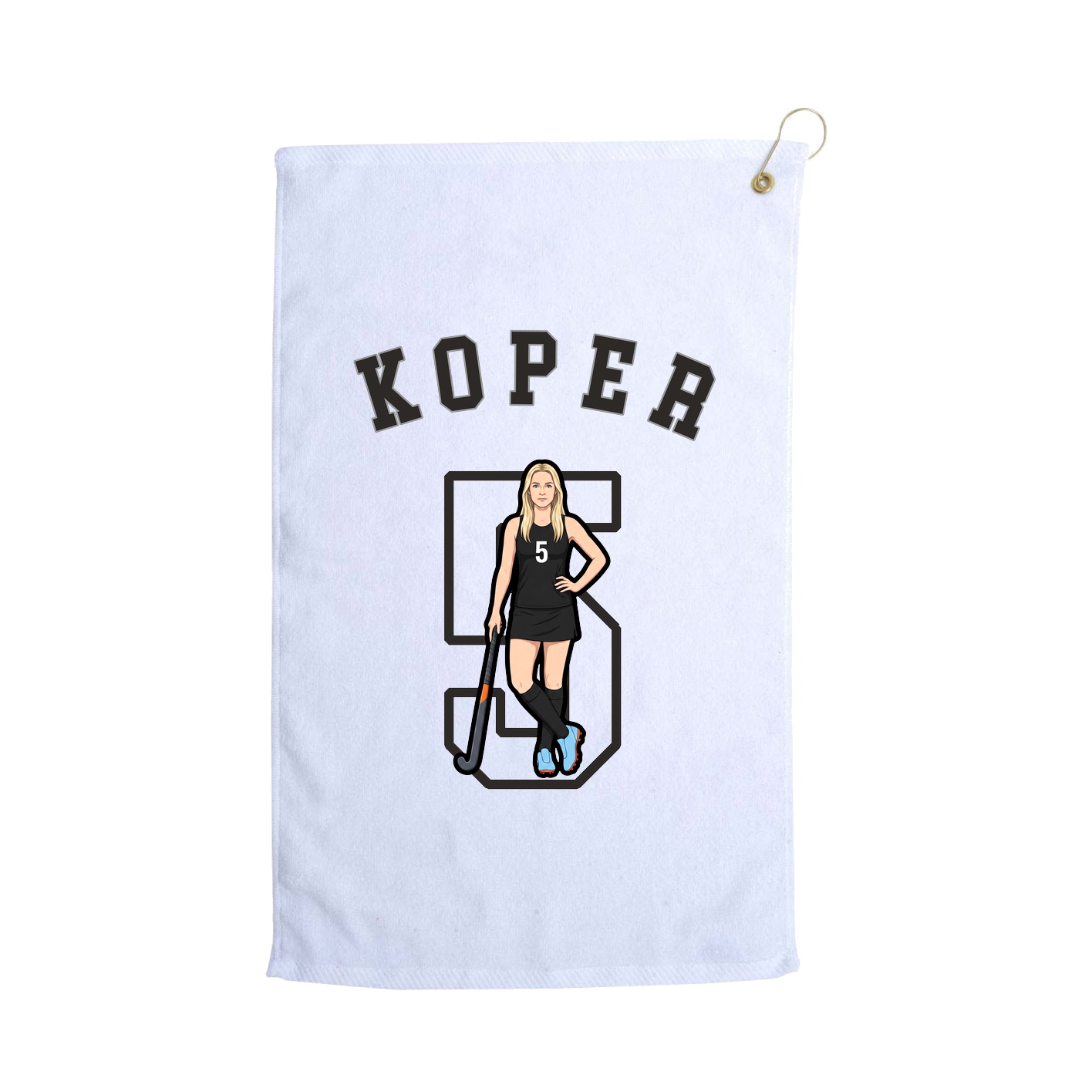 Golf Towel — Shirsey Arch in White