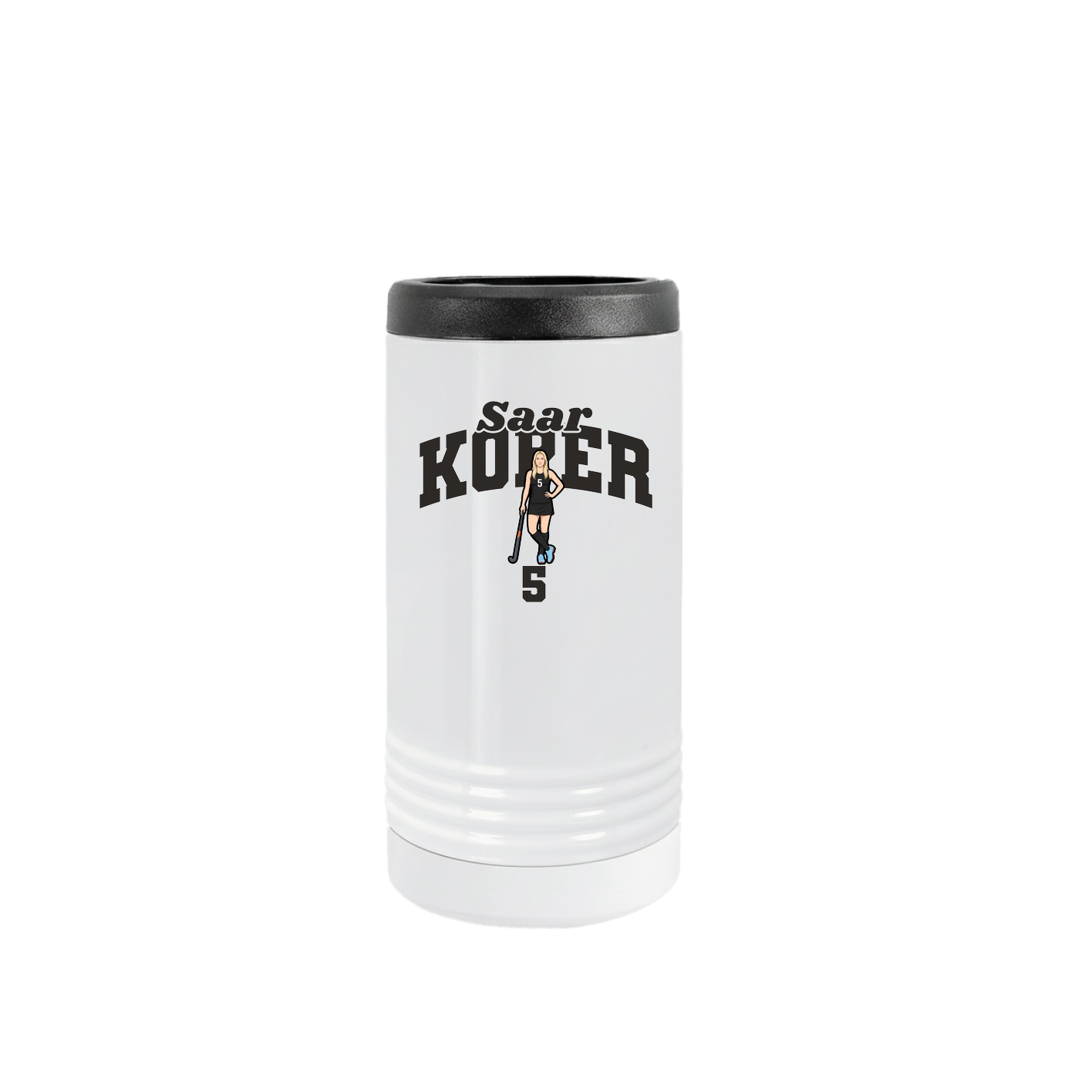 Slim Beverage Holder — Signature Arch in White