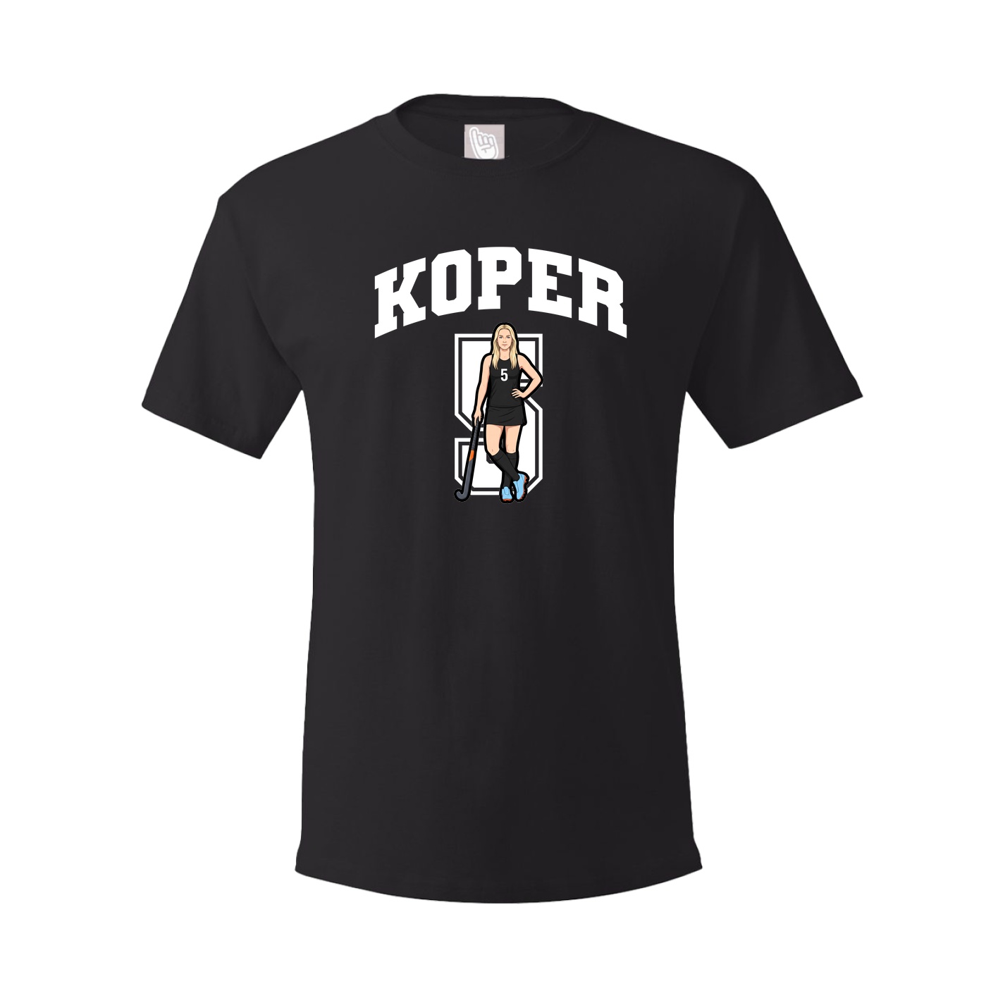 Tee — Number in Black