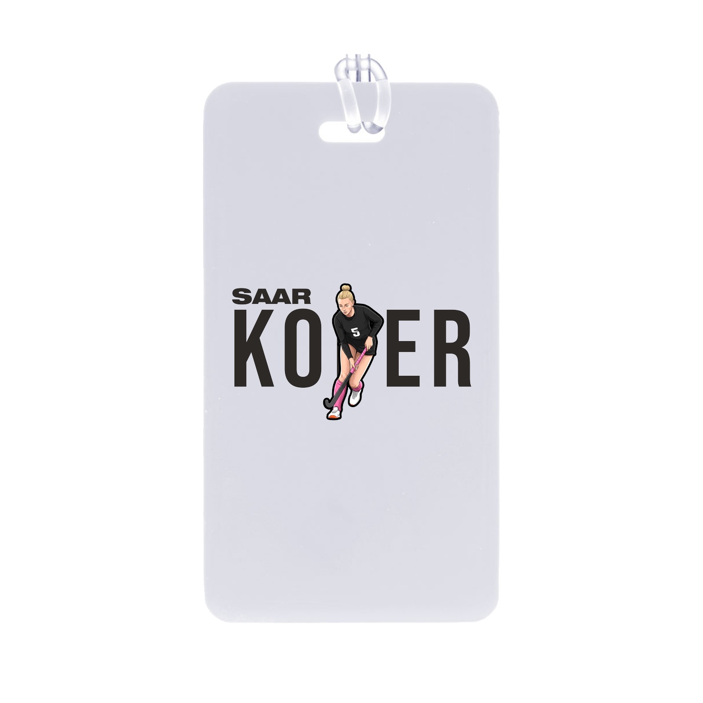 Bag Tag — Player Name in Classic