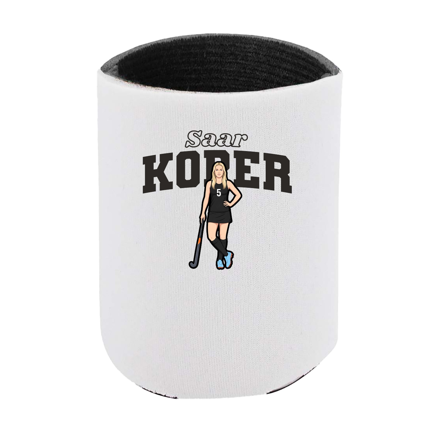 Can Holder — Name Arch in White