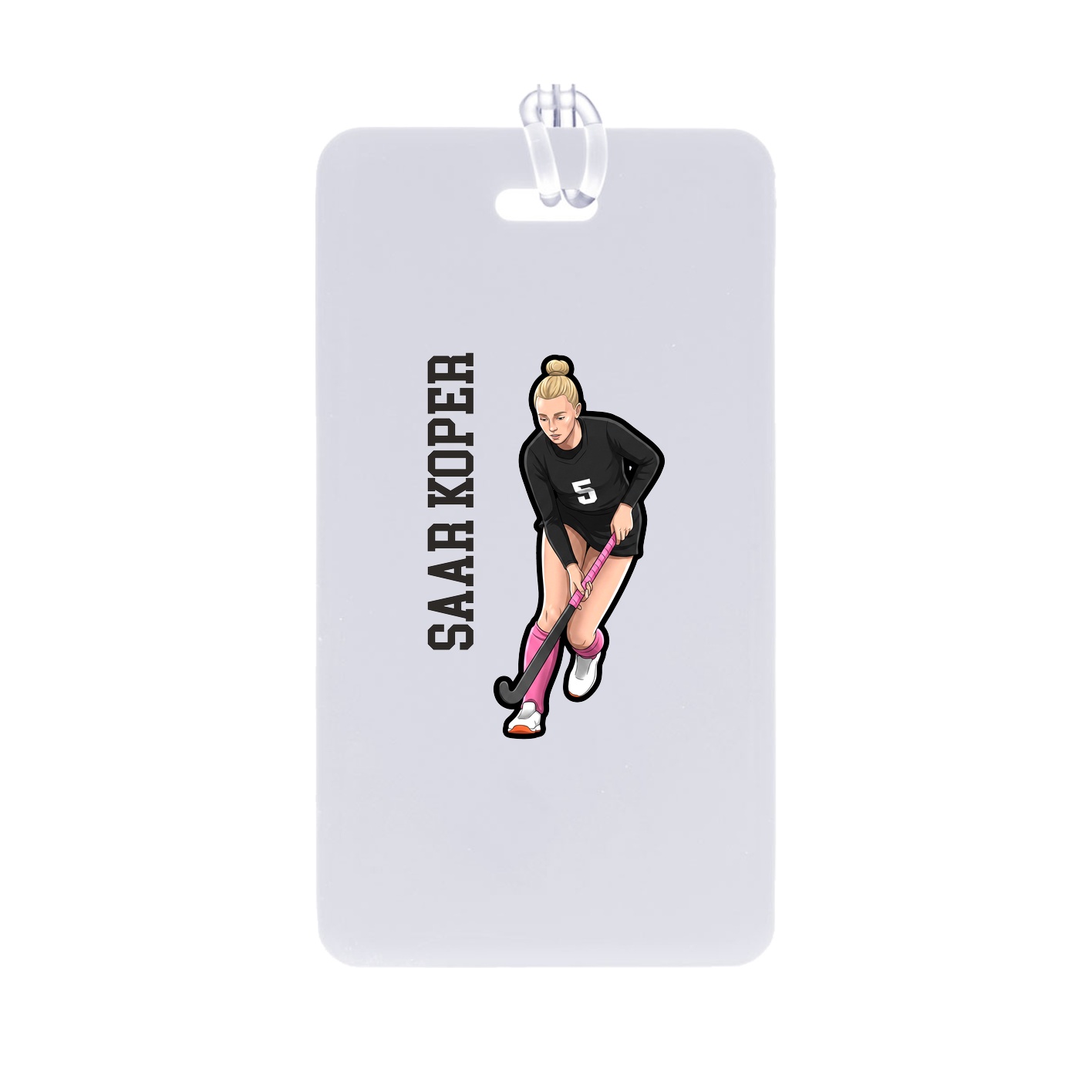 Bag Tag — Name Vertical in Classic